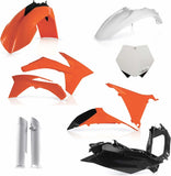Kit Cache Carenage Complete - Acerbis Compatible Avec Ktm 150 Sx (2011)