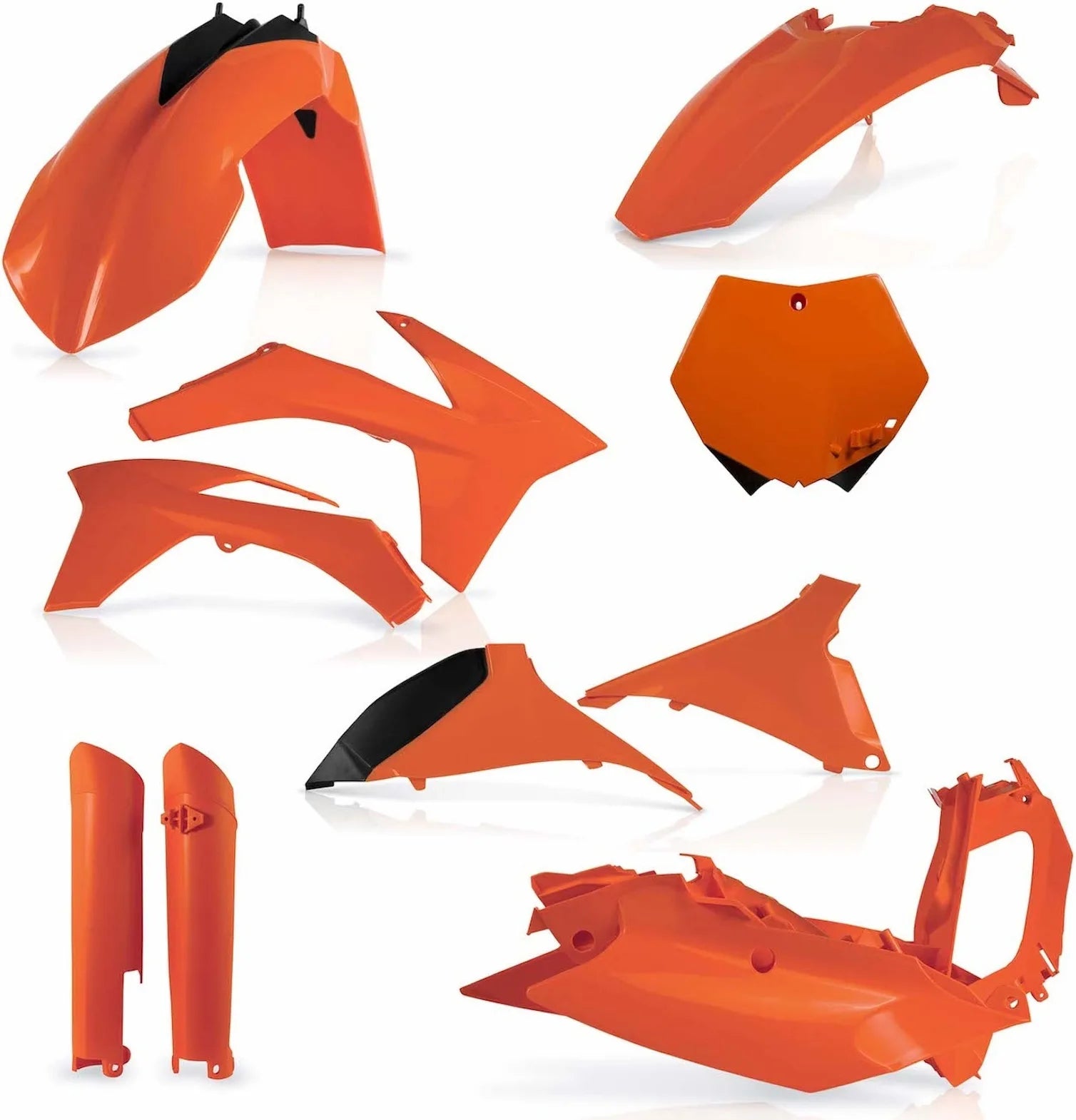 Kit Cache Carenage Complete - Acerbis Compatible Avec Ktm 250 Sx-F (2011-2012)