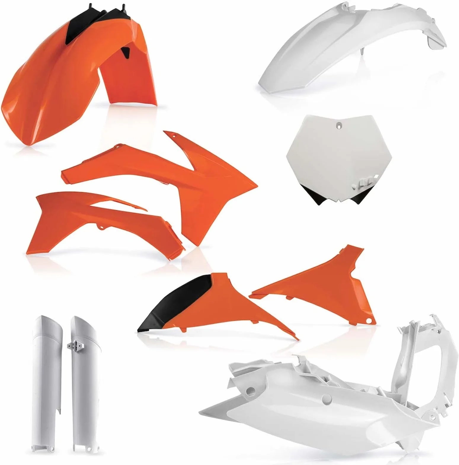 Kit Cache Carenage Complete - Acerbis Compatible Avec Ktm 450 Sx-F (2011-2012)