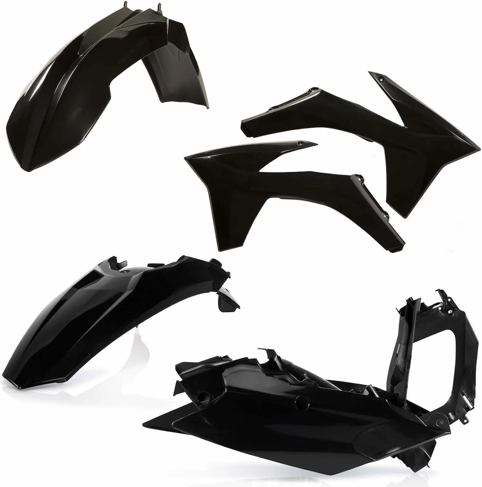 Kit Cache Carenage - Acerbis Compatible Avec Ktm 125 Sx (2011-2012)