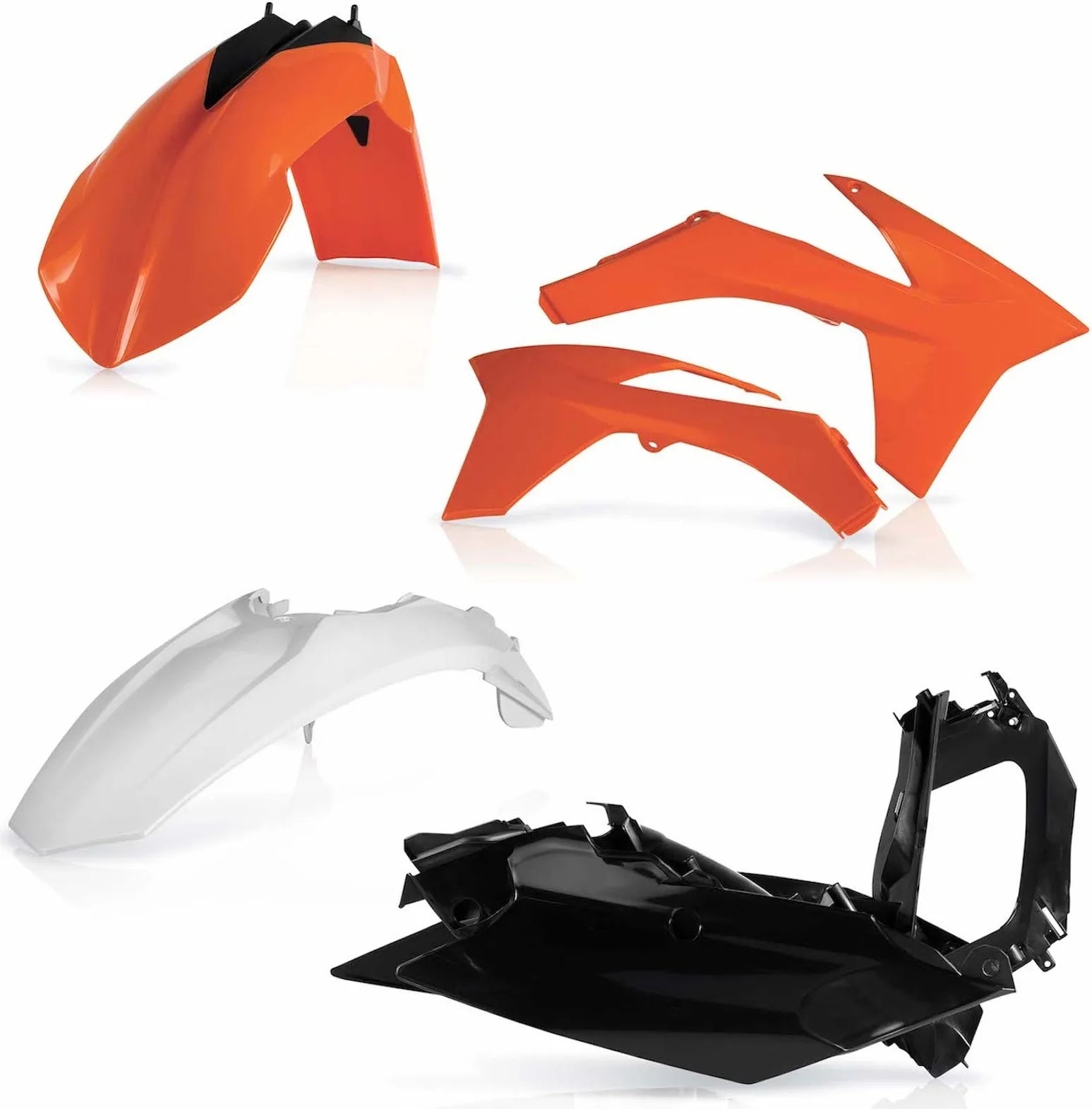 Kit Cache Carenage - Acerbis Compatible Avec Ktm 125 Sx (2011-2012)