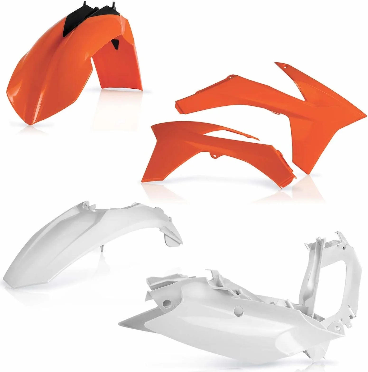 Kit Cache Carenage - Acerbis Compatible Avec Ktm 125 Sx (2011-2012)