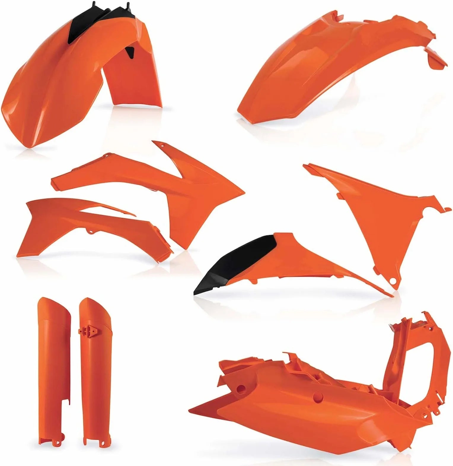Kit Cache Carenage Complete - Acerbis Compatible Avec Ktm 500 Exc-F (2012-2013)