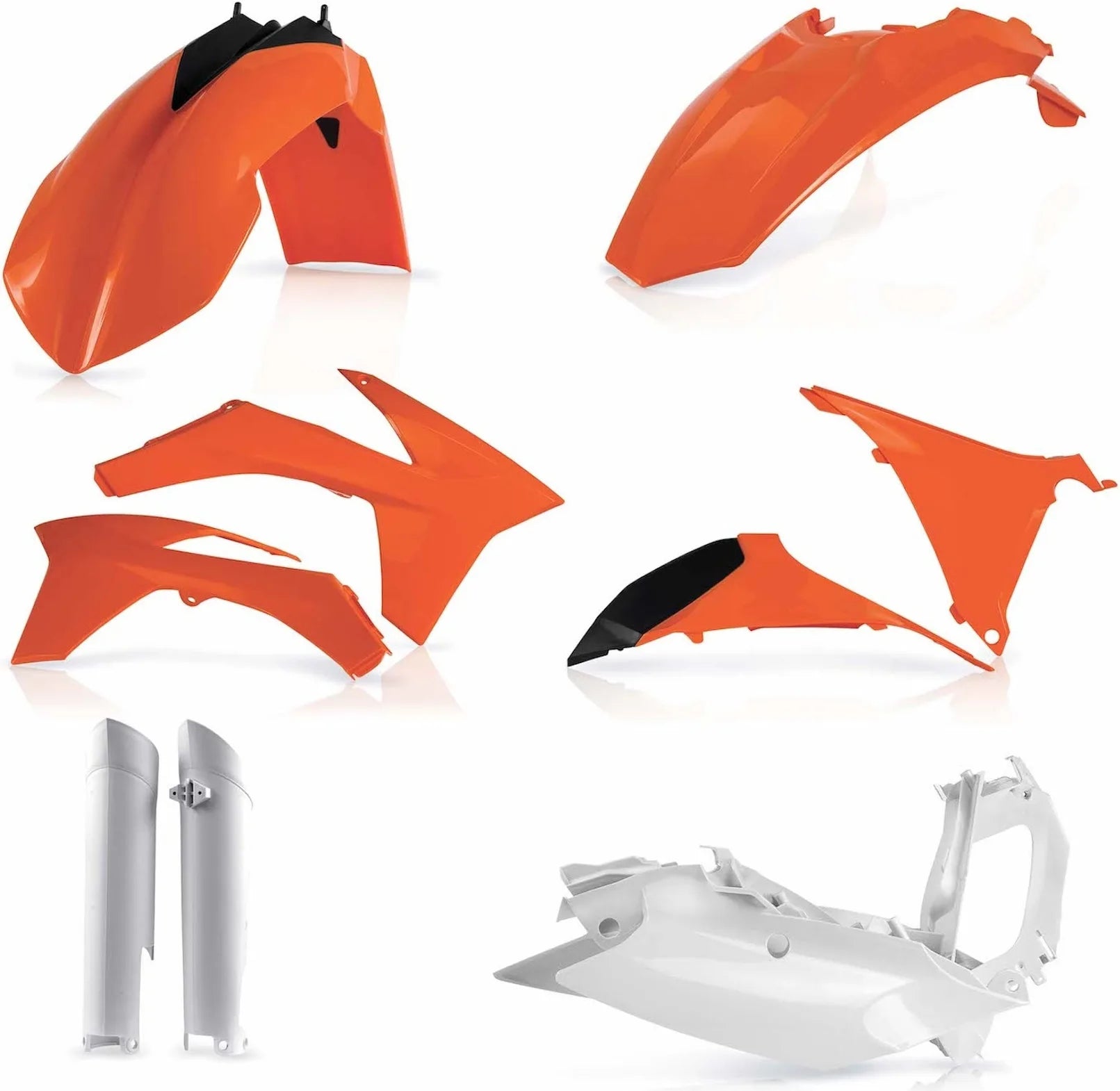 Kit Cache Carenage Complete - Acerbis Compatible Avec Ktm 300 Exc (2012-2013)