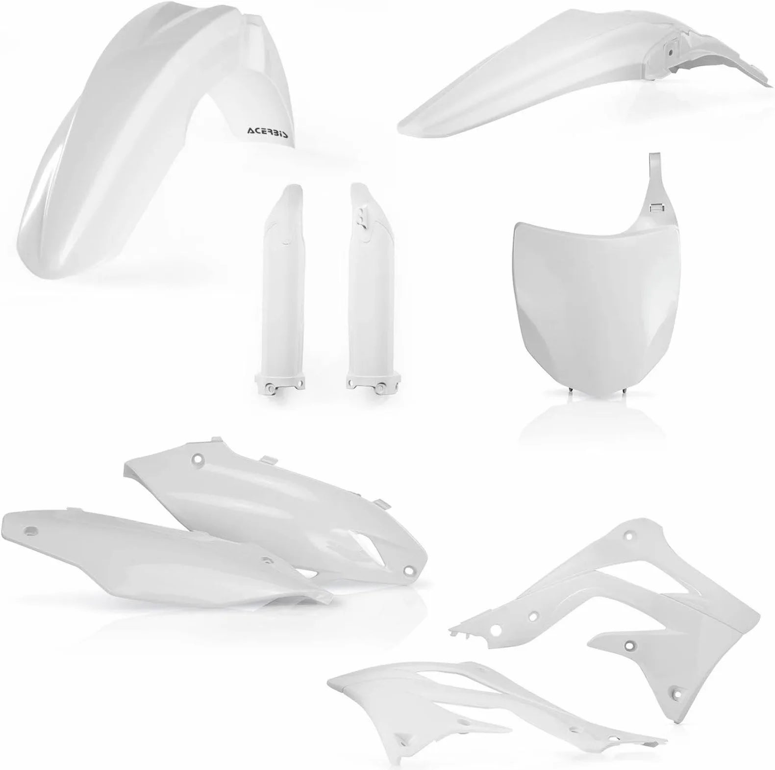 Kit Cache Carenage Complete - Acerbis Compatible Avec Kawasaki Kx 450 F (2012)