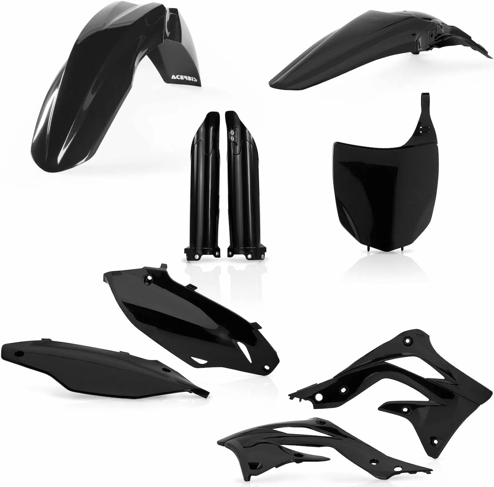 Kit Cache Carenage Complete - Acerbis Compatible Avec Kawasaki Kx 450 F (2012)