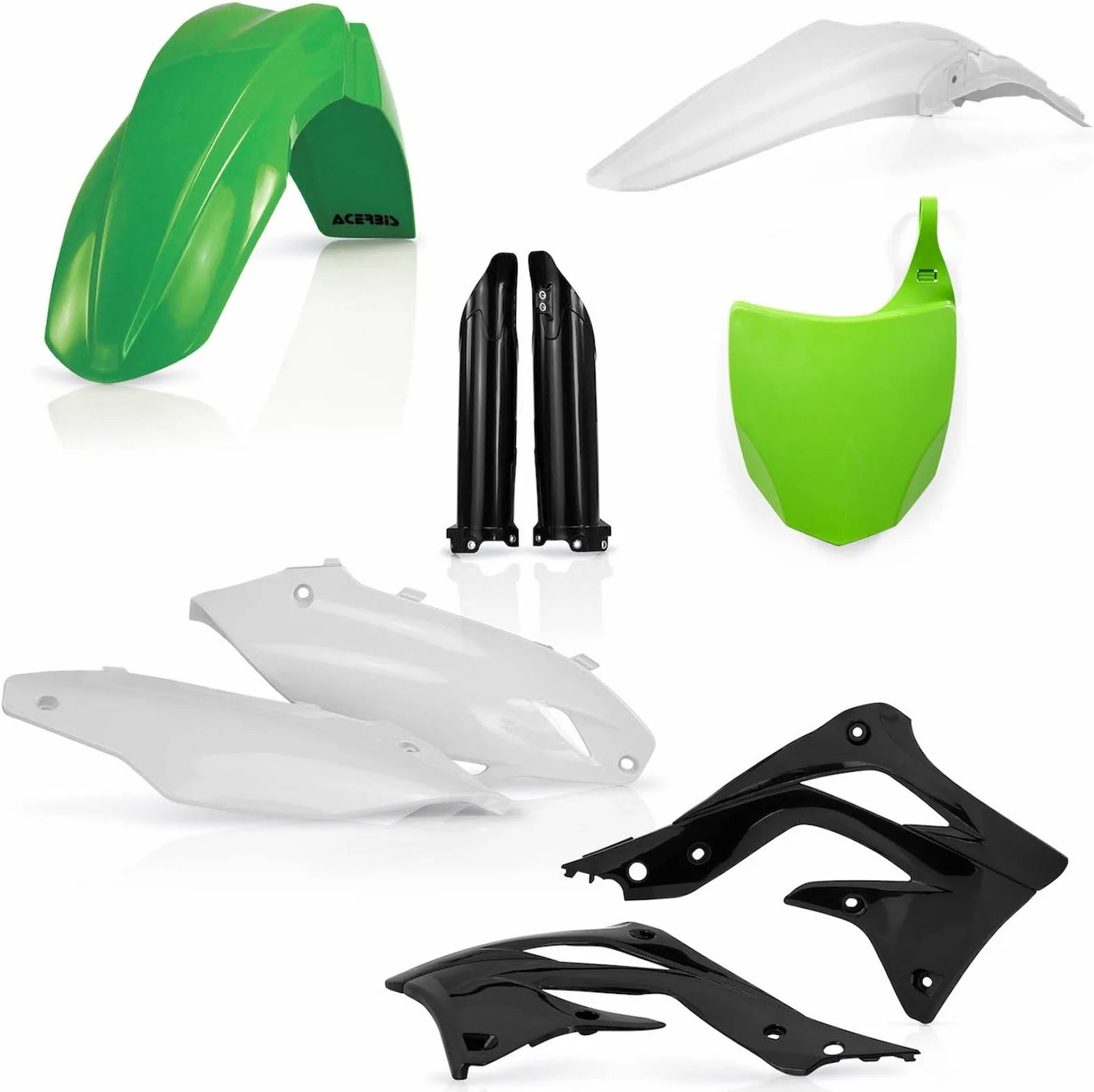 Kit Cache Carenage Complete - Acerbis Compatible Avec Kawasaki Kx 450 F (2012)