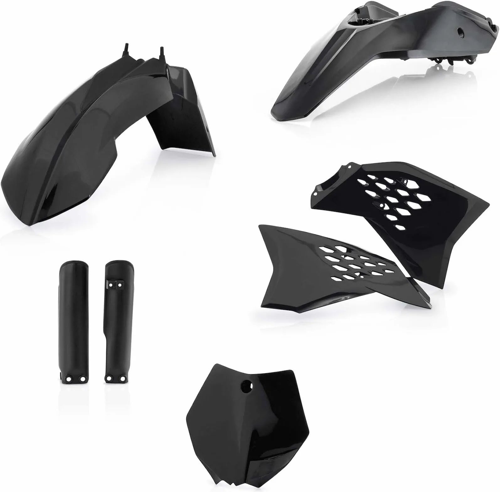 Kit Cache Carenage Complete - Acerbis Compatible Avec Ktm 65 Sx (2009-2011)