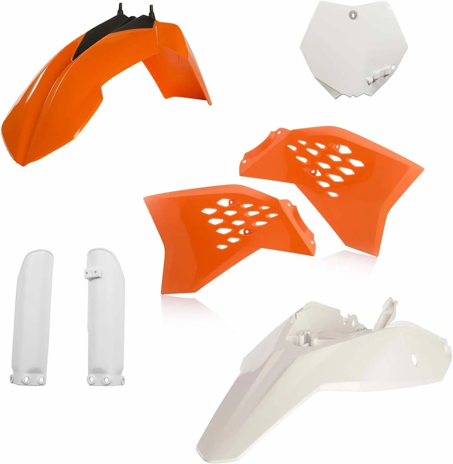 Kit Cache Carenage Complete - Acerbis Compatible Avec Ktm 65 Sx (2009-2011)