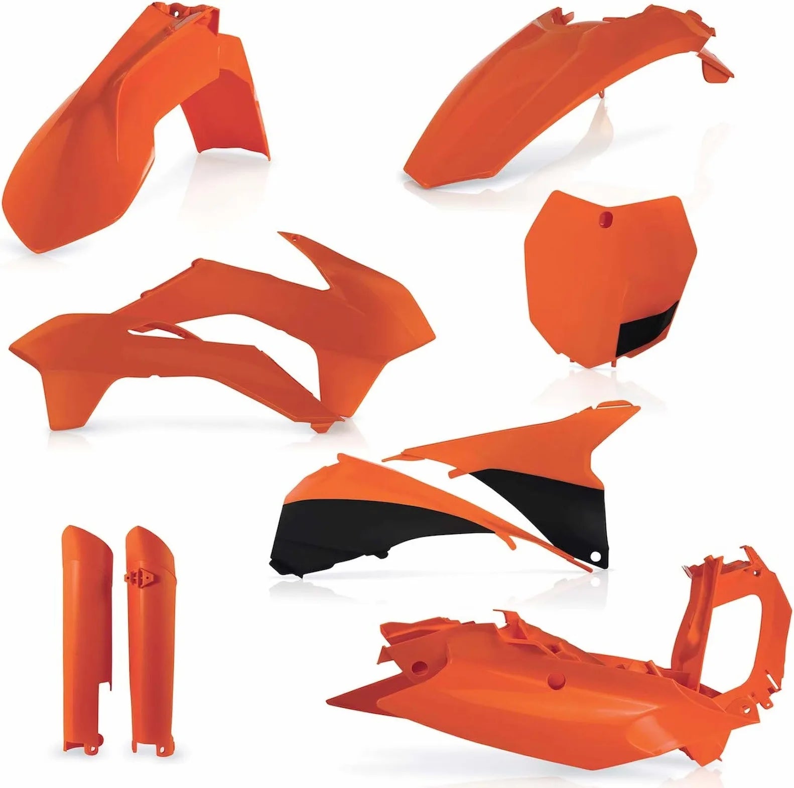 Kit Cache Carenage Complete - Acerbis Compatible Avec Ktm 250 Sx-F (2013-2014)