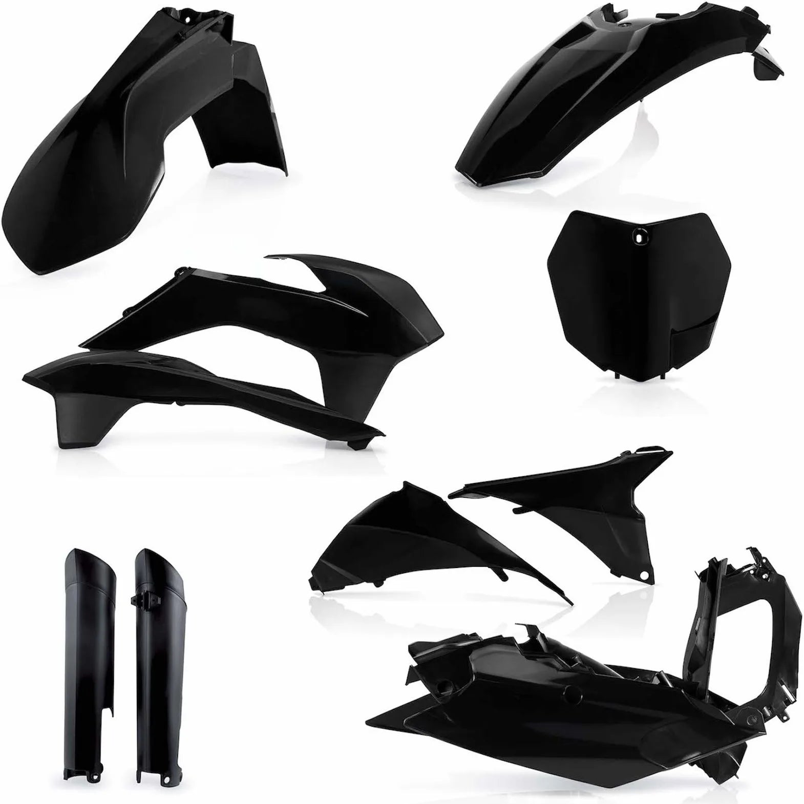 Kit Cache Carenage Complete - Acerbis Compatible Avec Ktm 450 Sx-F (2013-2014)