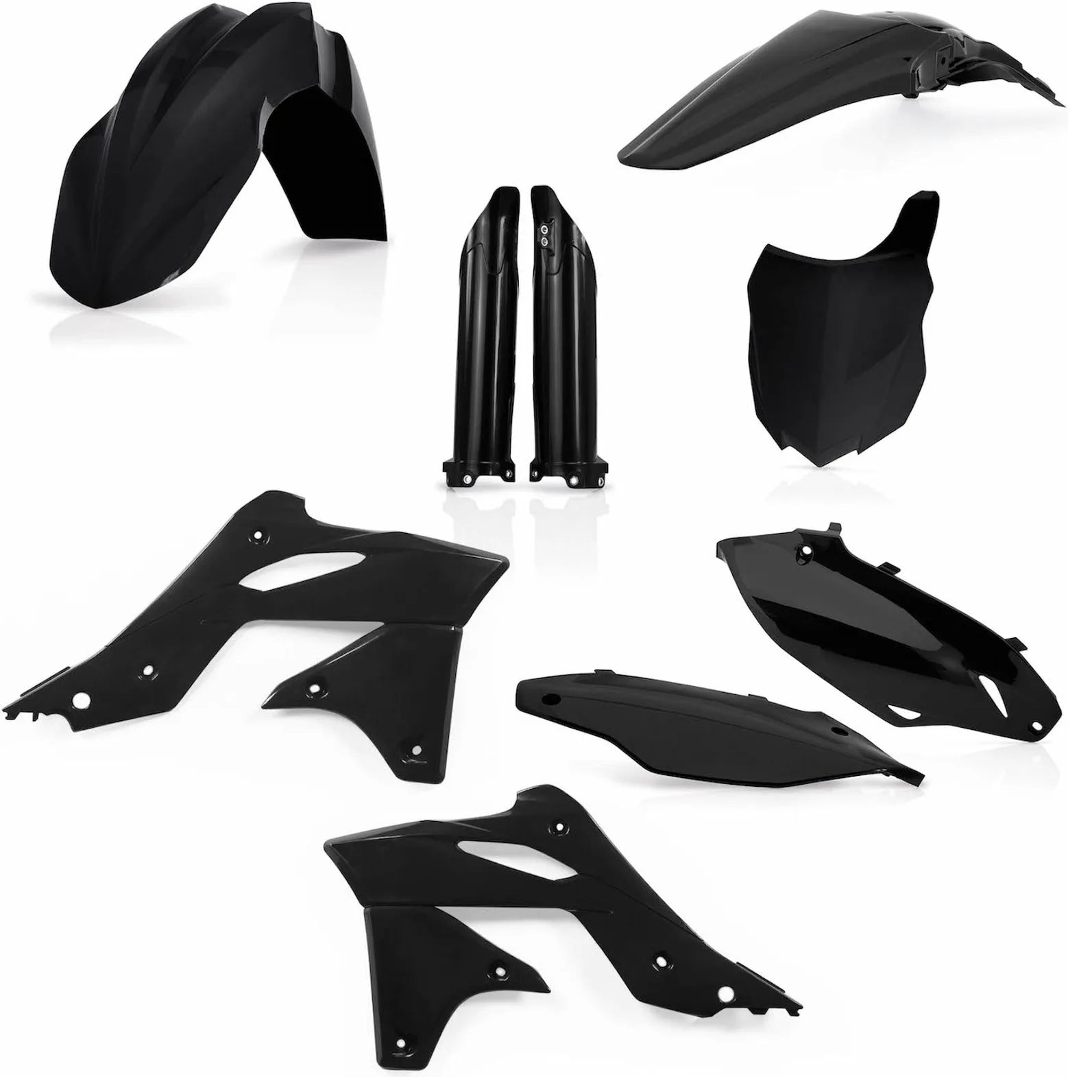 Kit Cache Carenage Complete - Acerbis Compatible Avec Kawasaki Kxf 250 (2013-2016)