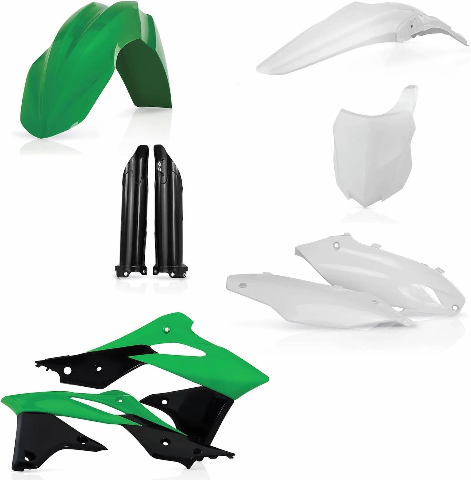 Kit Cache Carenage Complete - Acerbis Compatible Avec Kawasaki Kxf 250 (2013-2016)