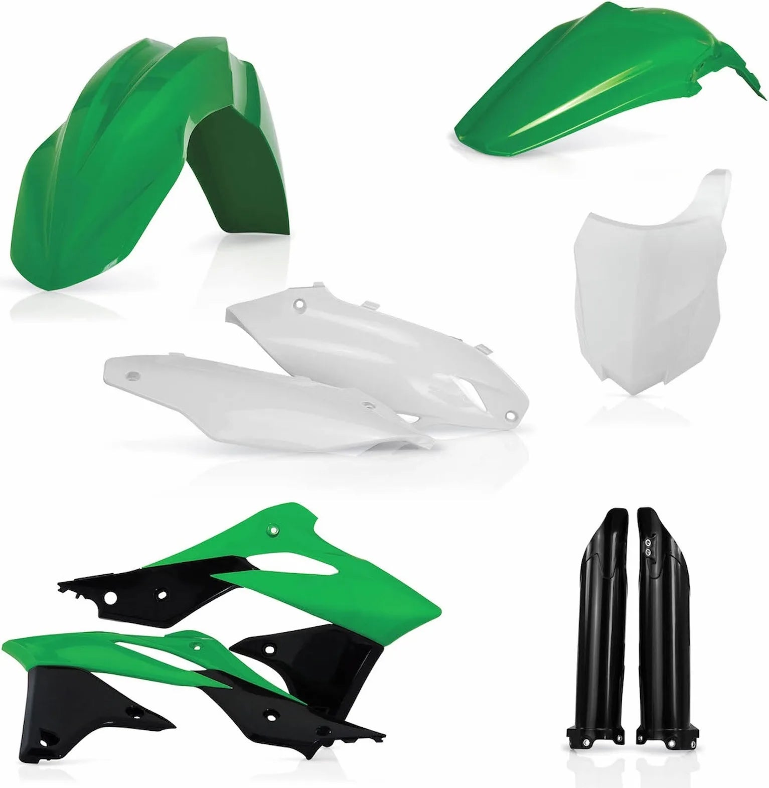 Kit Cache Carenage Complete - Acerbis Compatible Avec Kawasaki Kxf 250 (2013-2016)