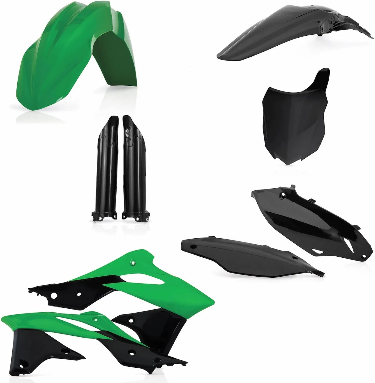 Kit Cache Carenage Complete - Acerbis Compatible Avec Kawasaki Kxf 250 (2013-2016)