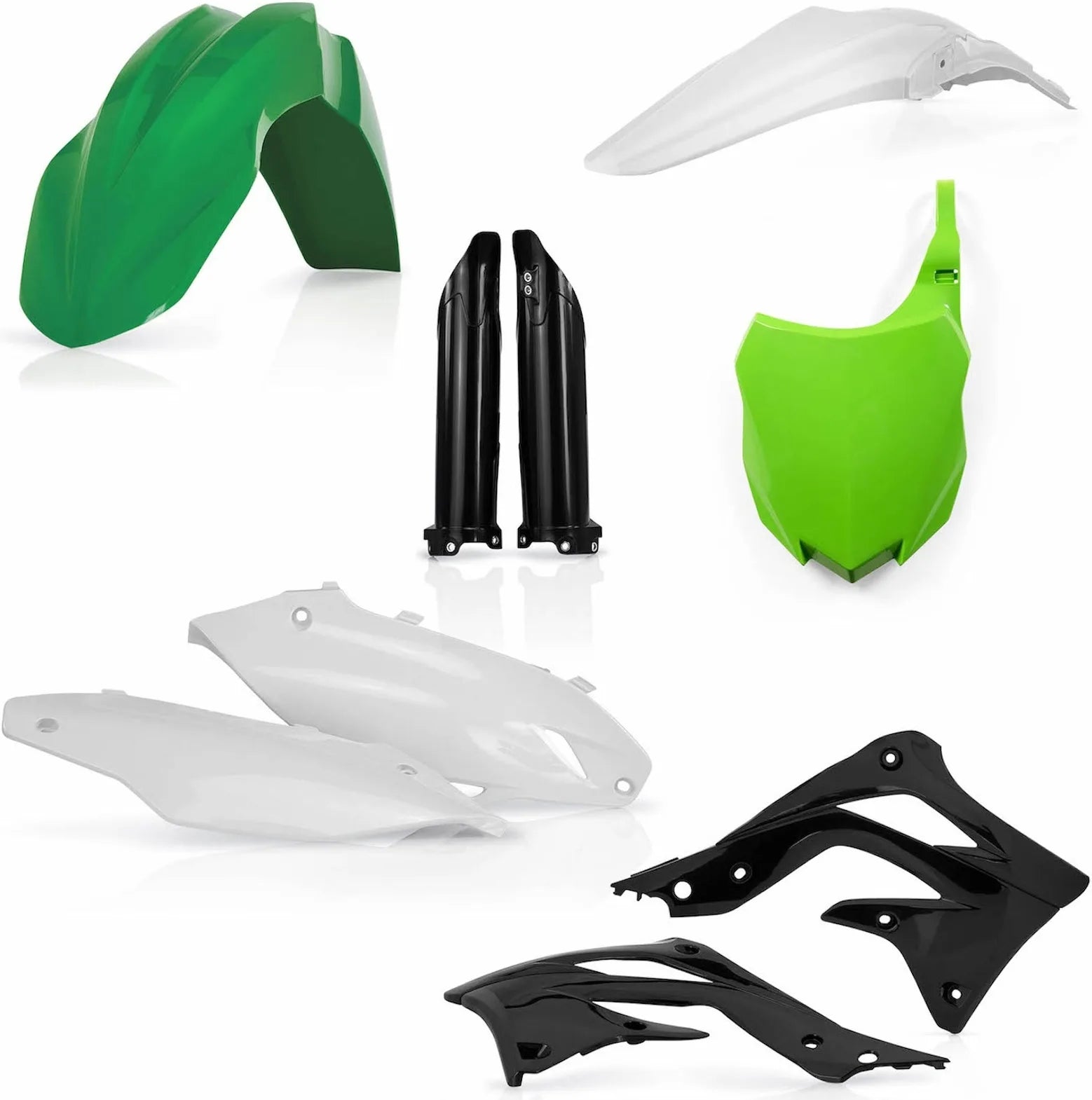 Kit Cache Carenage Complete - Acerbis Compatible Avec Kawasaki Kx 450 F (2013-2015)