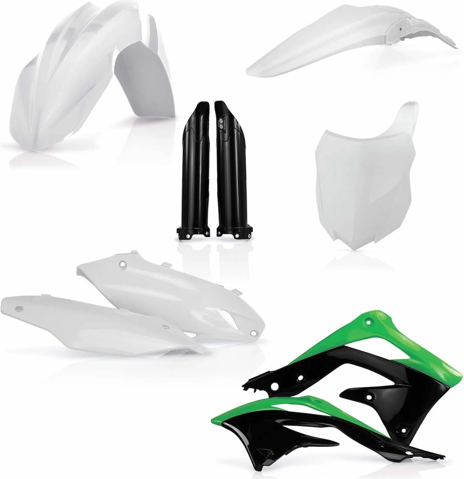 Kit Cache Carenage Complete - Acerbis Compatible Avec Kawasaki Kxf 450 (2013-2015)