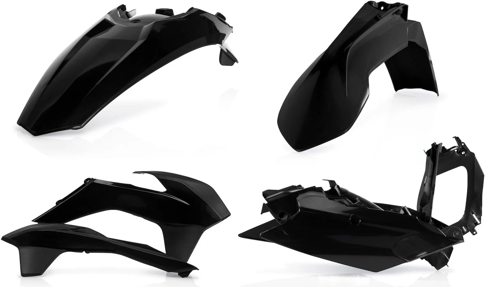 Kit Cache Carenage - Acerbis Compatible Avec Ktm 125 Exc (2014-2016)