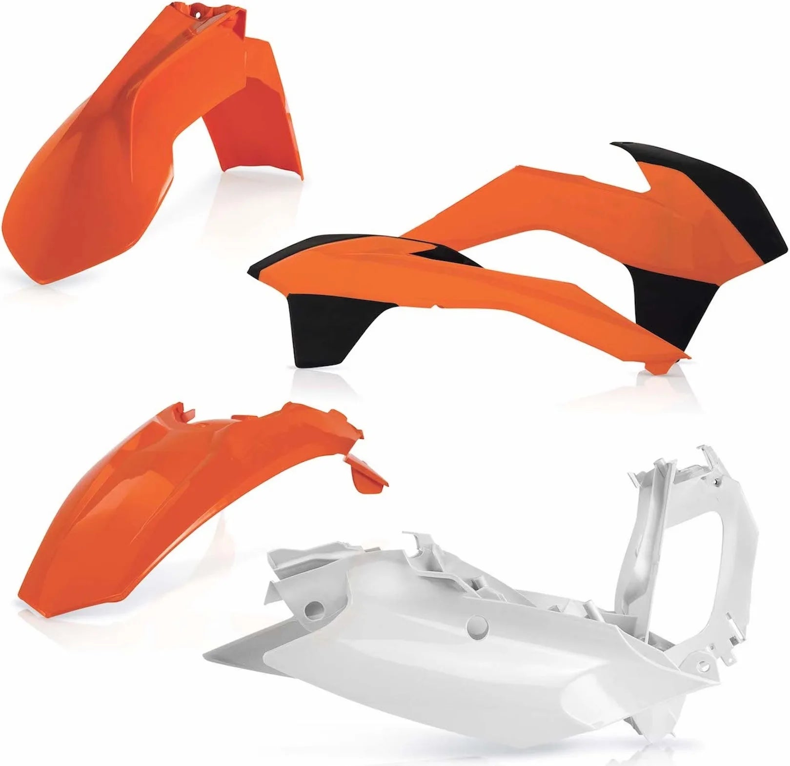 Kit Cache Carenage - Acerbis Compatible Avec Ktm 125 Exc (2014-2016)