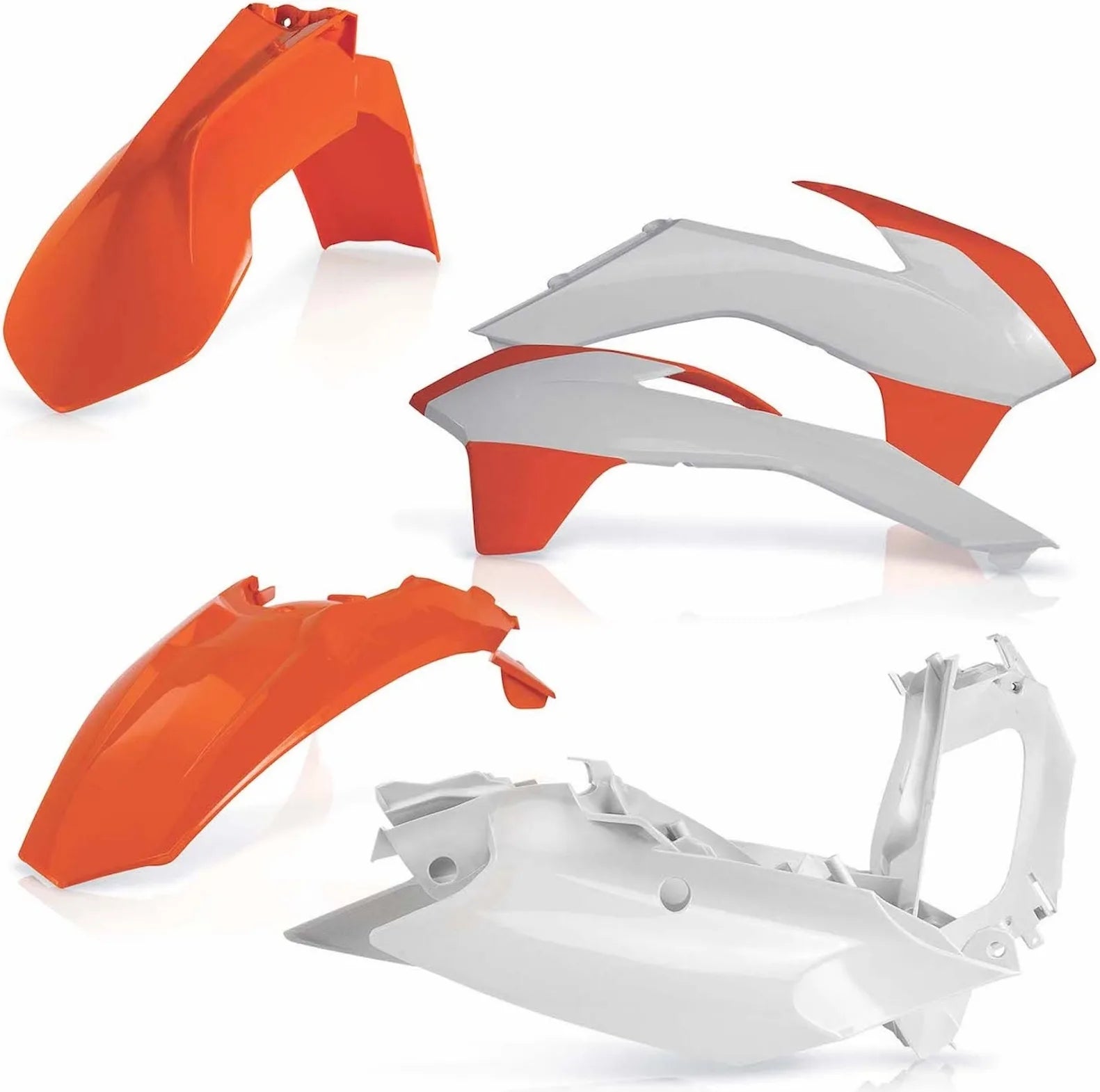 Kit Cache Carenage - Acerbis Compatible Avec Ktm 125 Exc (2014-2016)
