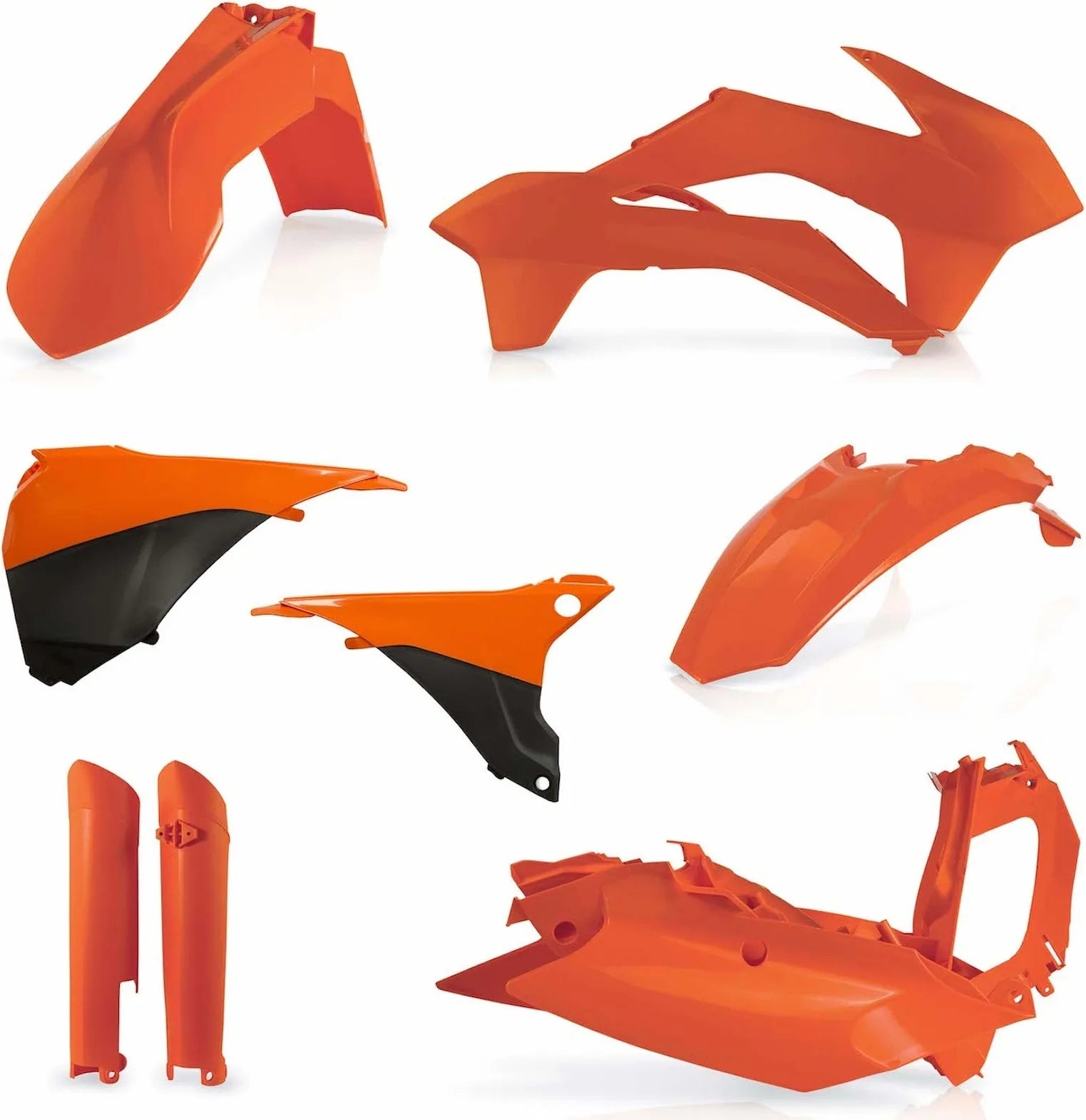 Kit Cache Carenage Complete - Acerbis Compatible Avec Ktm 250 Exc-F (2014-2015)