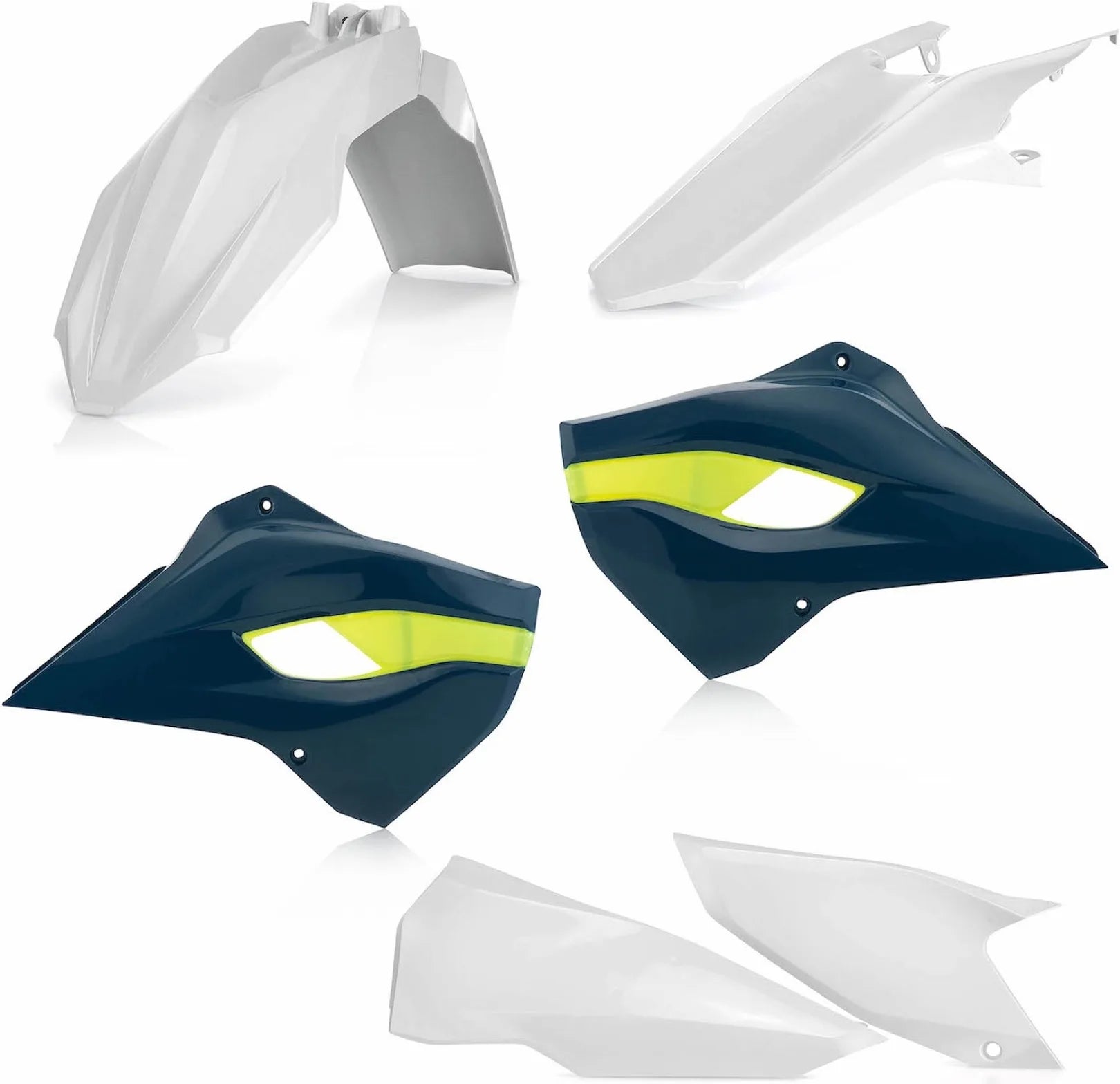 Kit Cache Carenage - Acerbis Compatible Avec Husqvarna Te 125 (2014-2016)