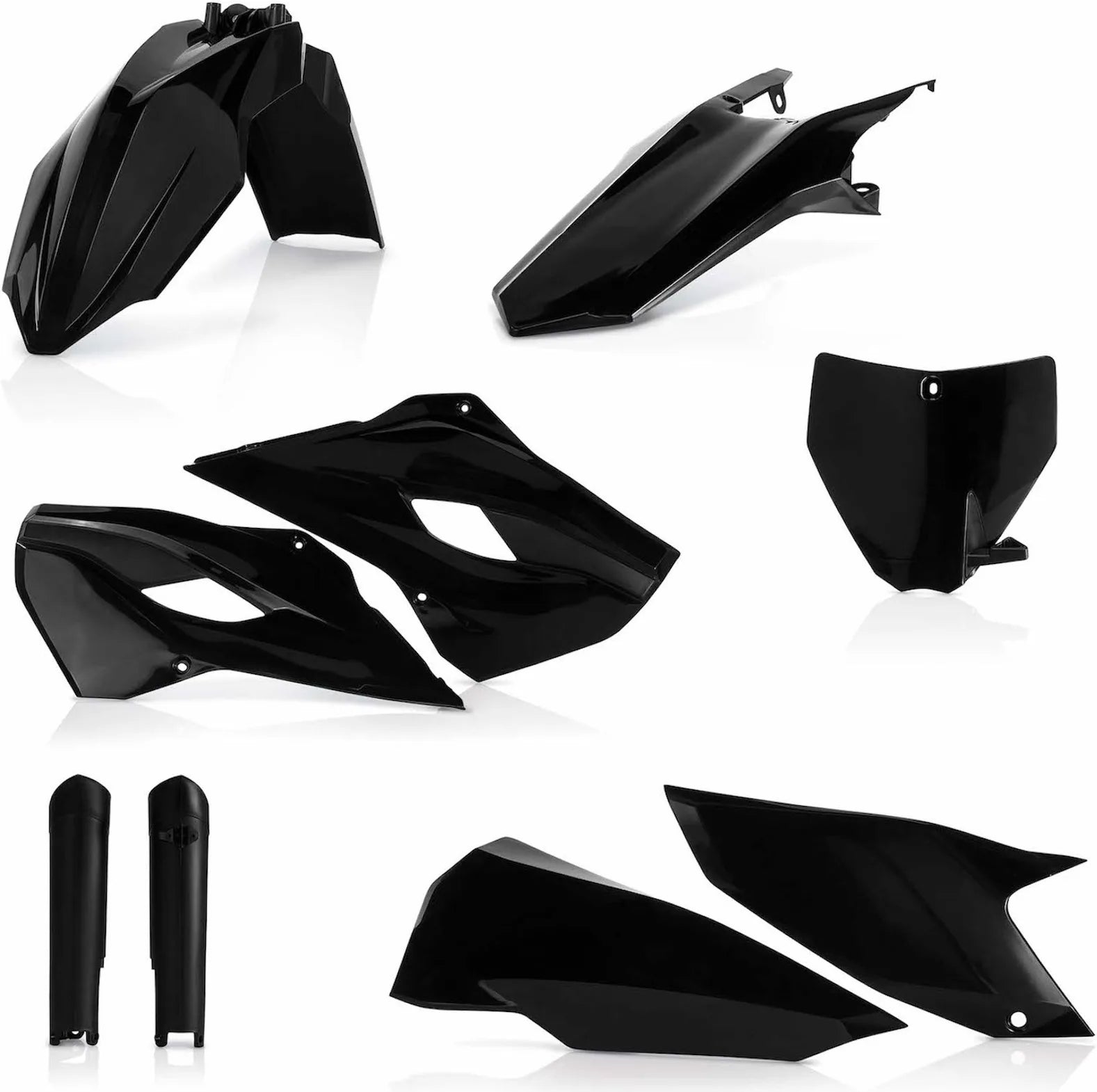 Kit Cache Carenage Complete - Acerbis Compatible Avec Husqvarna Fe 501 (2014-2015)
