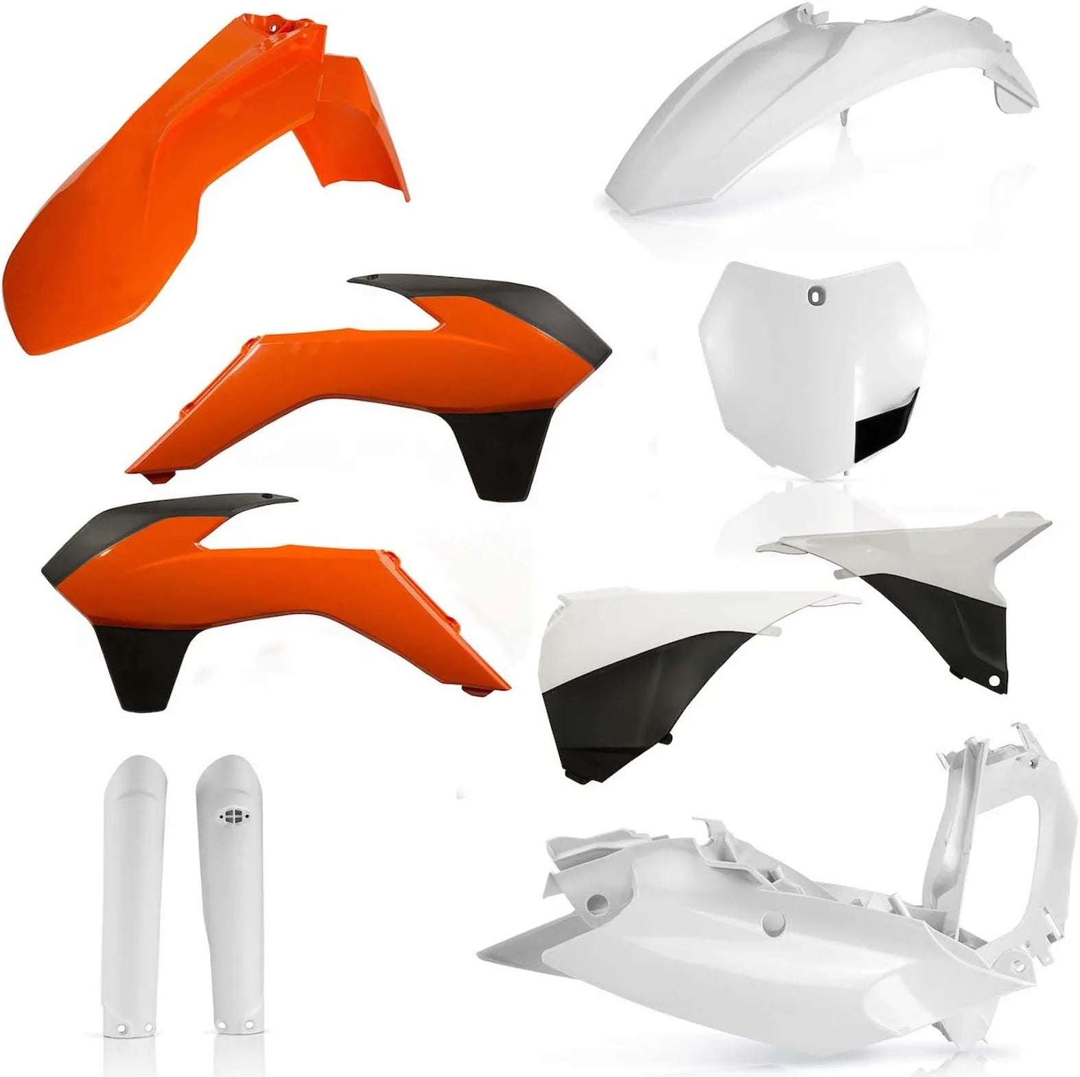 Kit Cache Carenage Complete - Acerbis Compatible Avec Ktm 450 Sx-F (2015)