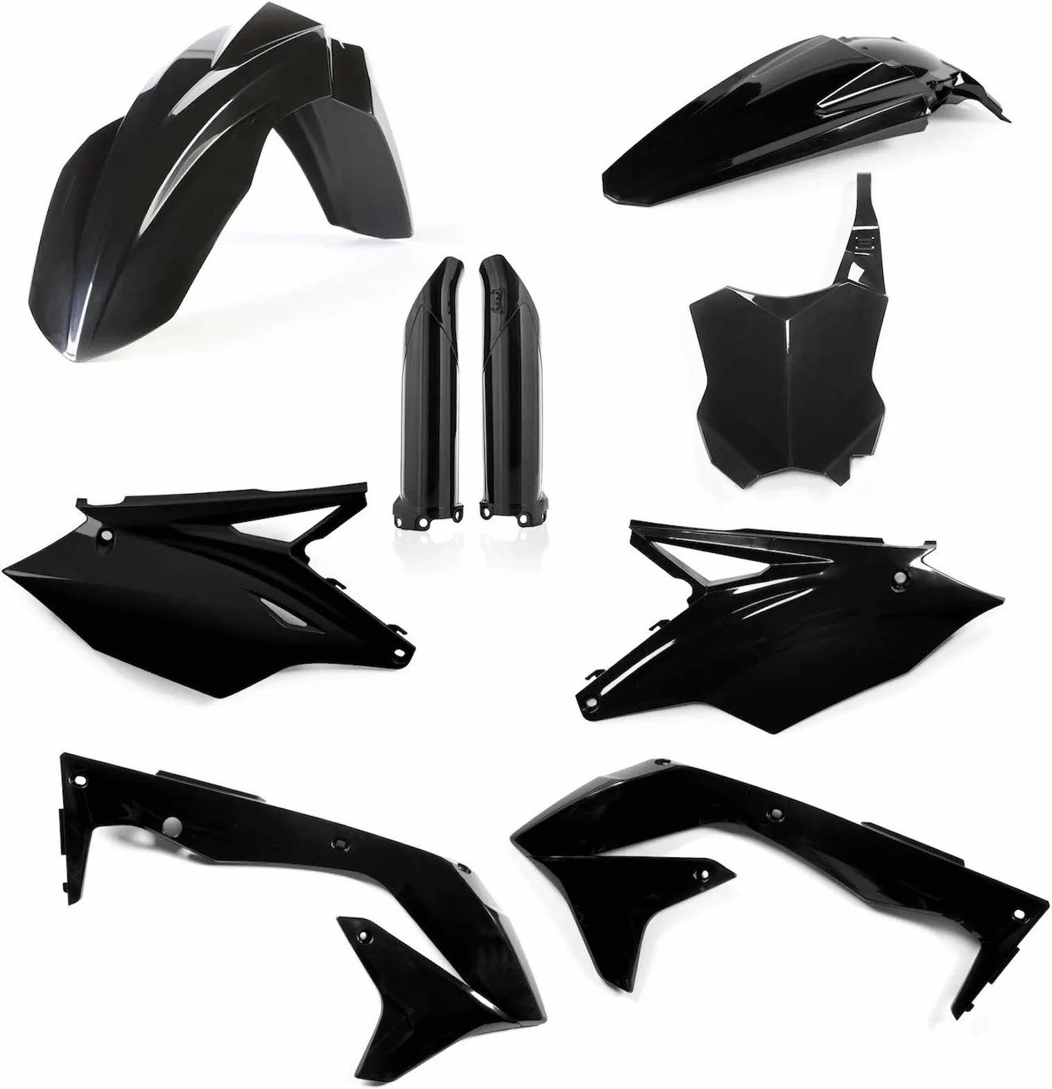 Kit Cache Carenage Complete - Acerbis Compatible Avec Kawasaki Kxf 450 (2016-2017)