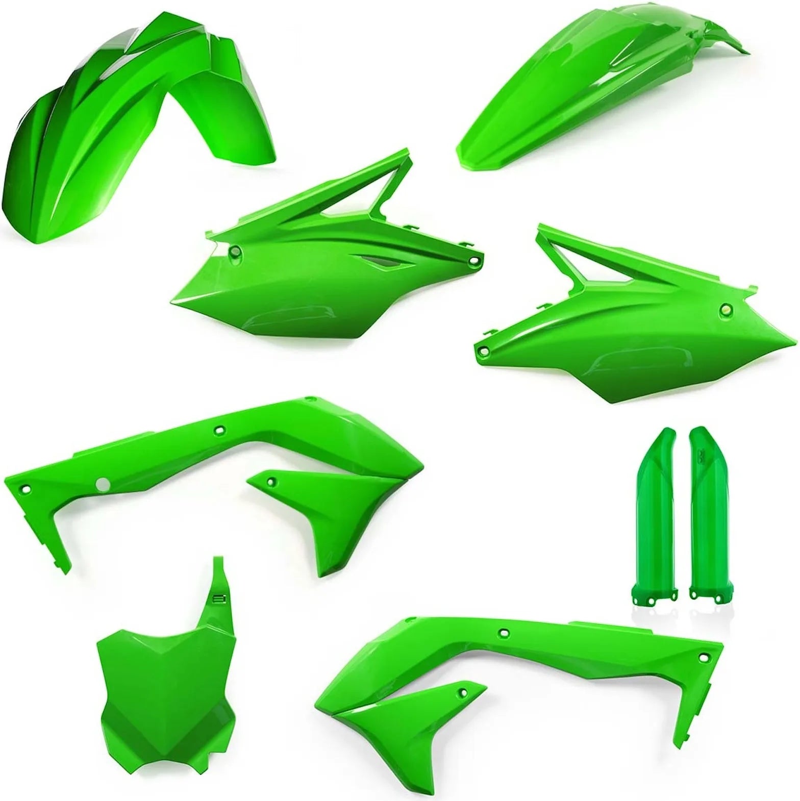 Kit Cache Carenage Complete - Acerbis Compatible Avec Kawasaki Kx 450 F (2016-2017)