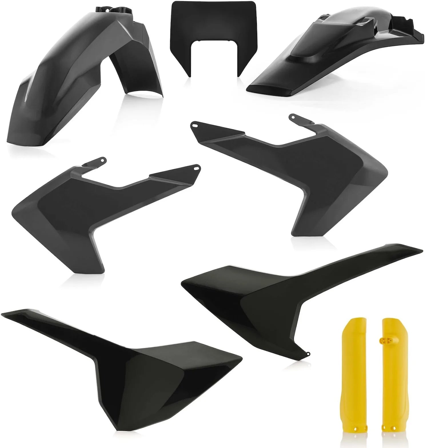 Kit Cache Carenage Complete - Acerbis Compatible Avec Husqvarna Te 300 (2017)