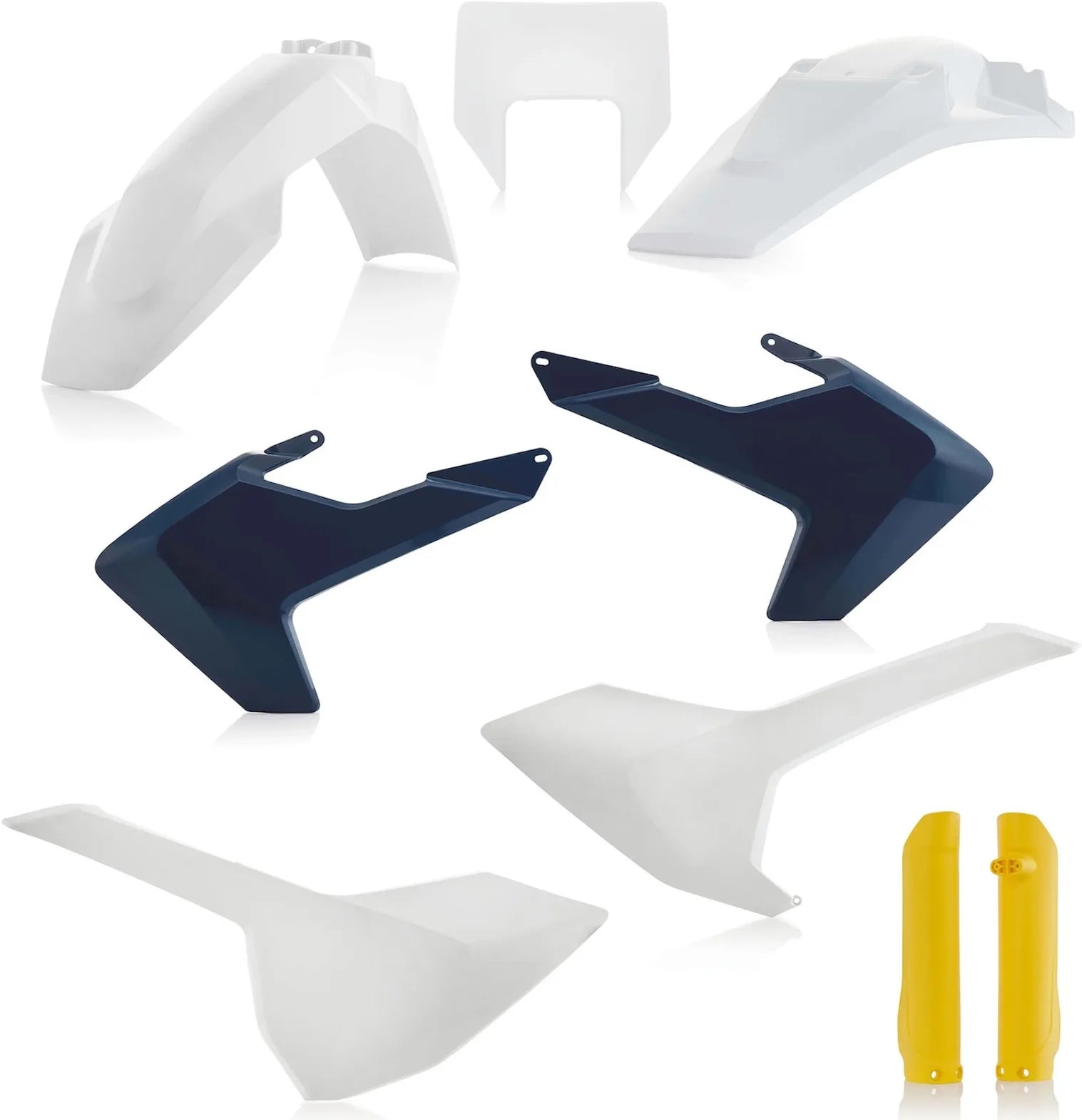 Kit Cache Carenage Complete - Acerbis Compatible Avec Husqvarna Tx 125 (2019)