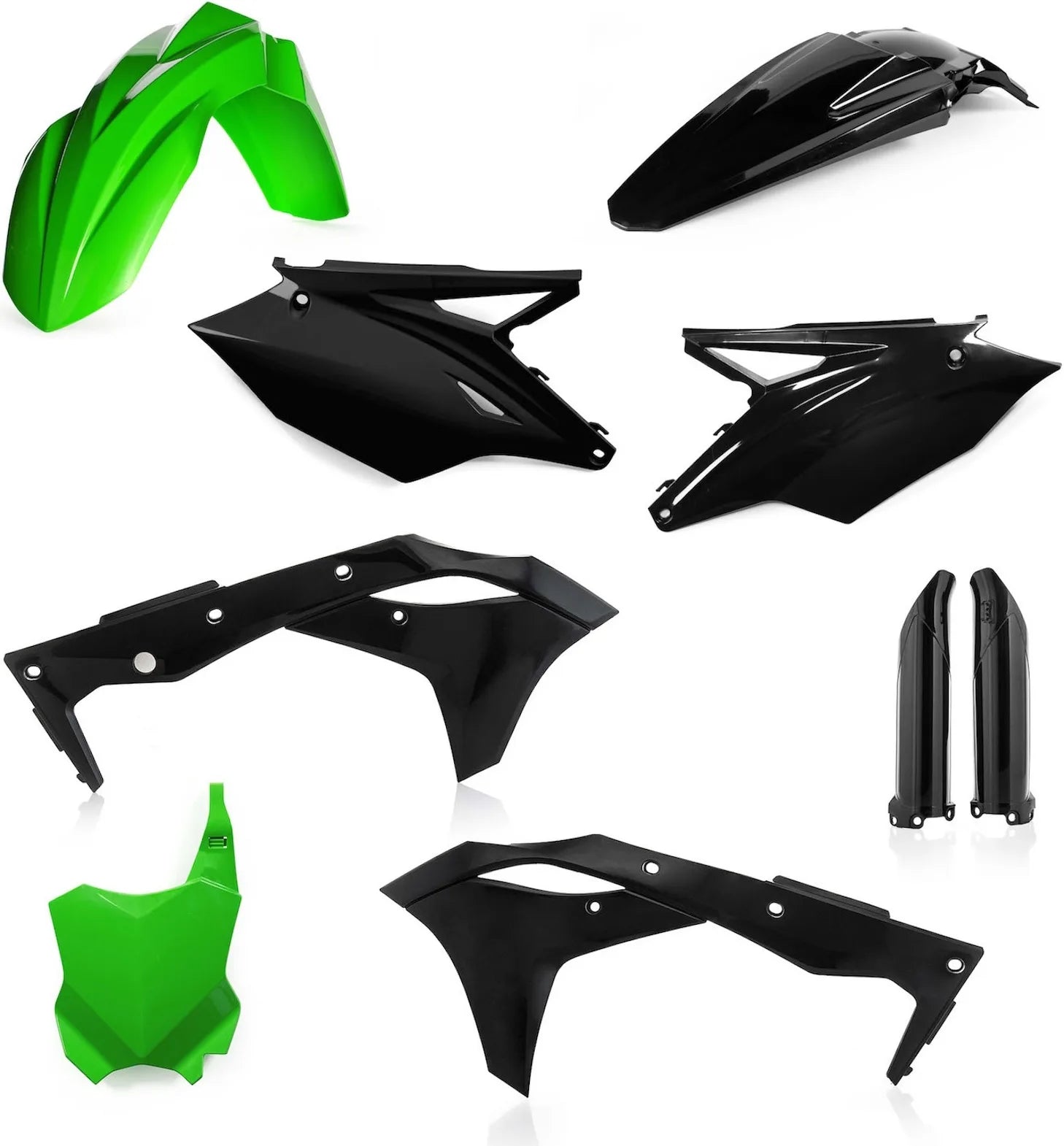 Kit Cache Carenage Complete - Acerbis Compatible Avec Kawasaki Kxf 250 (2017)