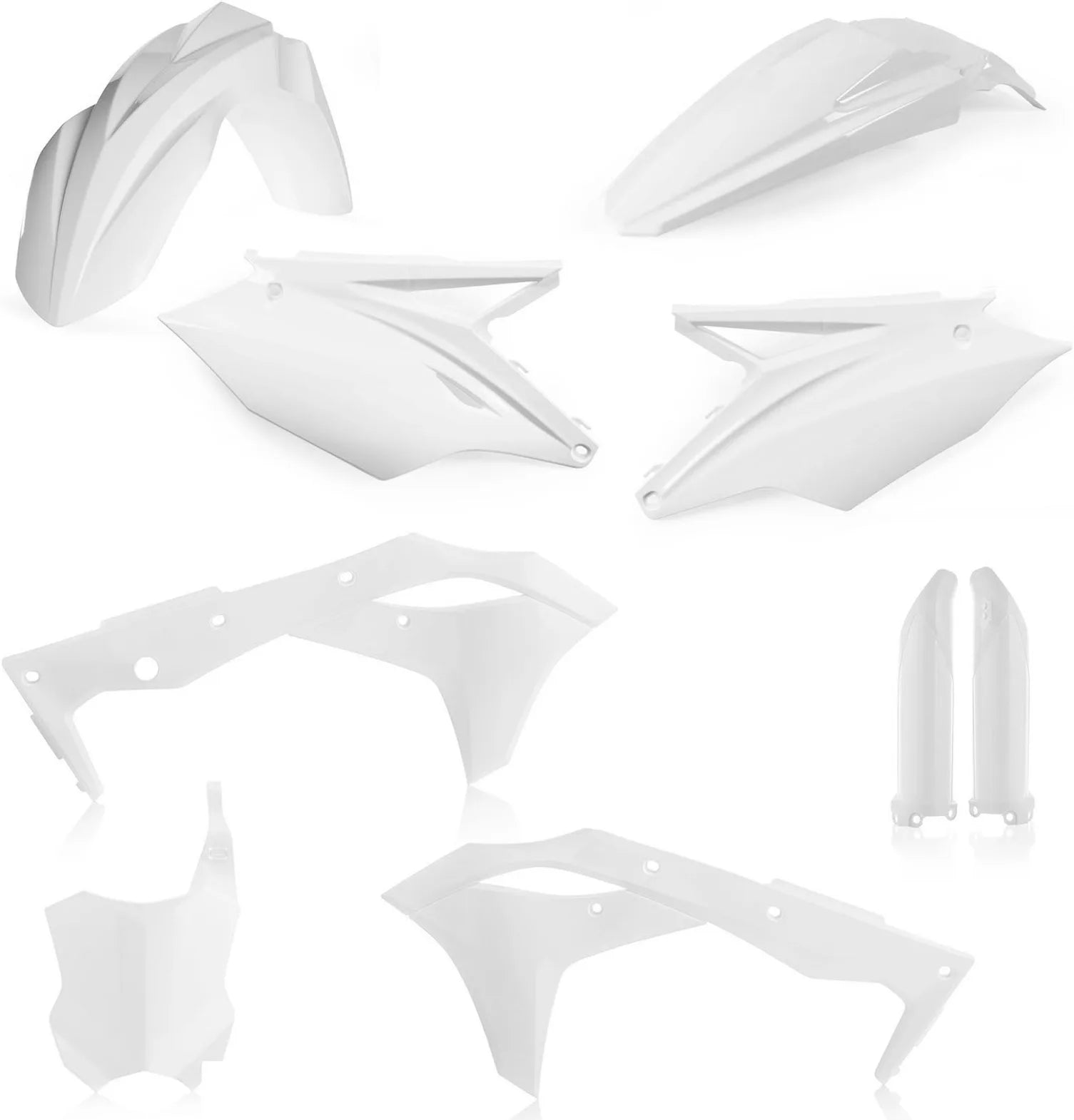 Kit Cache Carenage Complete - Acerbis Compatible Avec Kawasaki Kx 250 4T (2020)