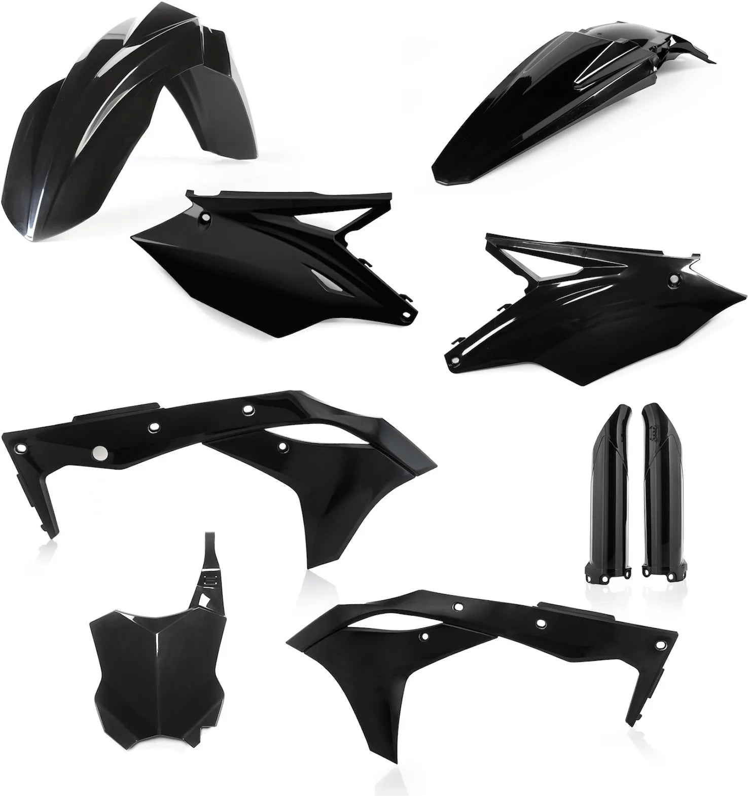 Kit Cache Carenage Complete - Acerbis Compatible Avec Kawasaki Kx 250 4T (2020)