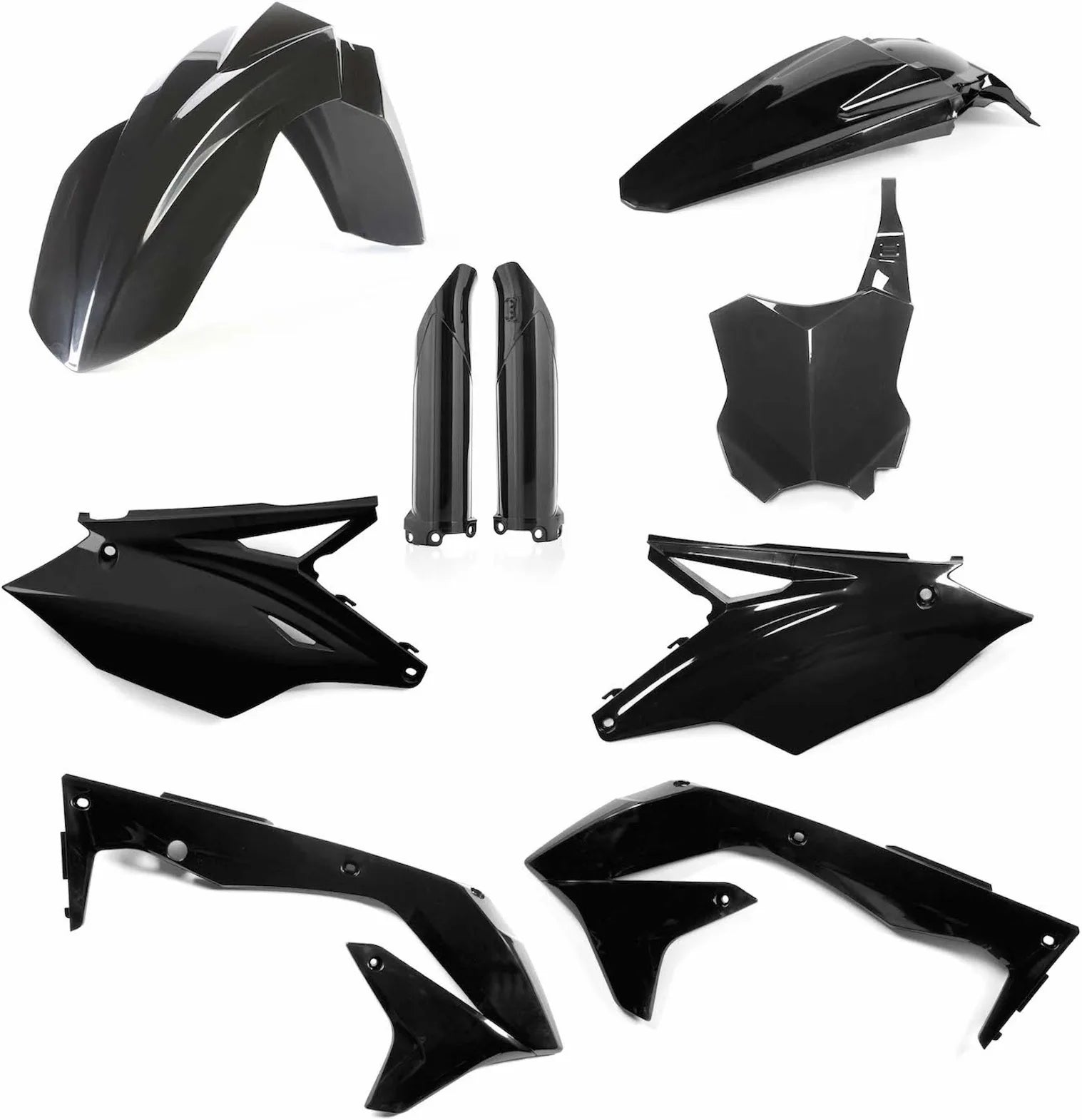 Kit Cache Carenage Complete - Acerbis Compatible Avec Kawasaki Kx 450 F (2018)