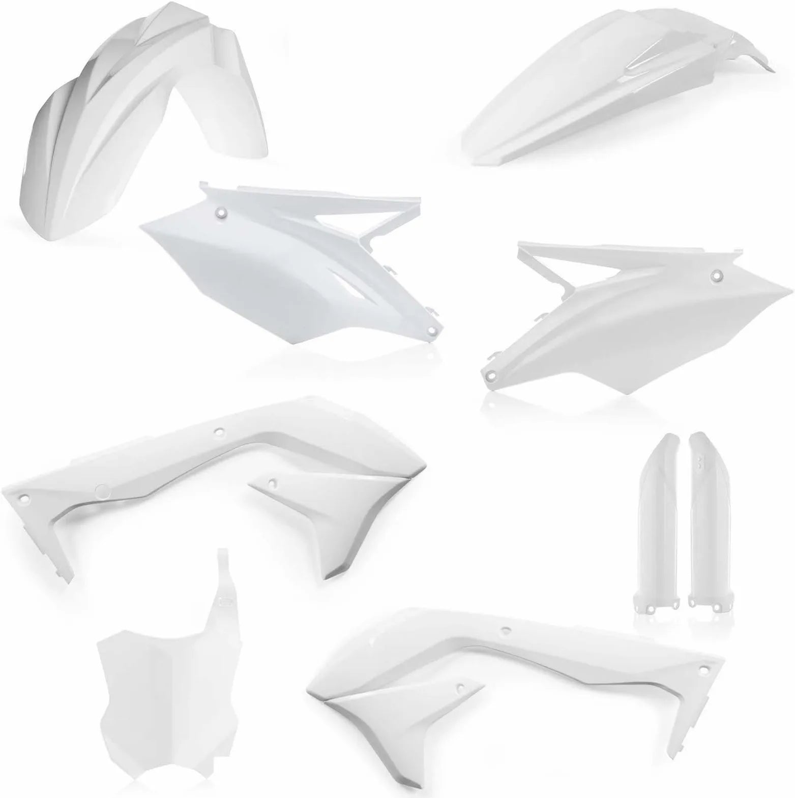 Kit Cache Carenage Complete - Acerbis Compatible Avec Kawasaki Kxf 450 - Usa (2018)
