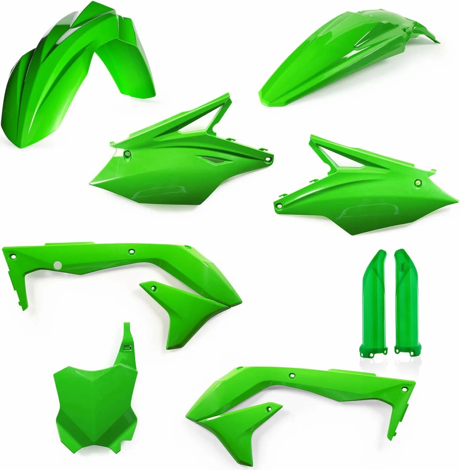 Kit Cache Carenage Complete - Acerbis Compatible Avec Kawasaki Kxf 450 - Usa (2018)