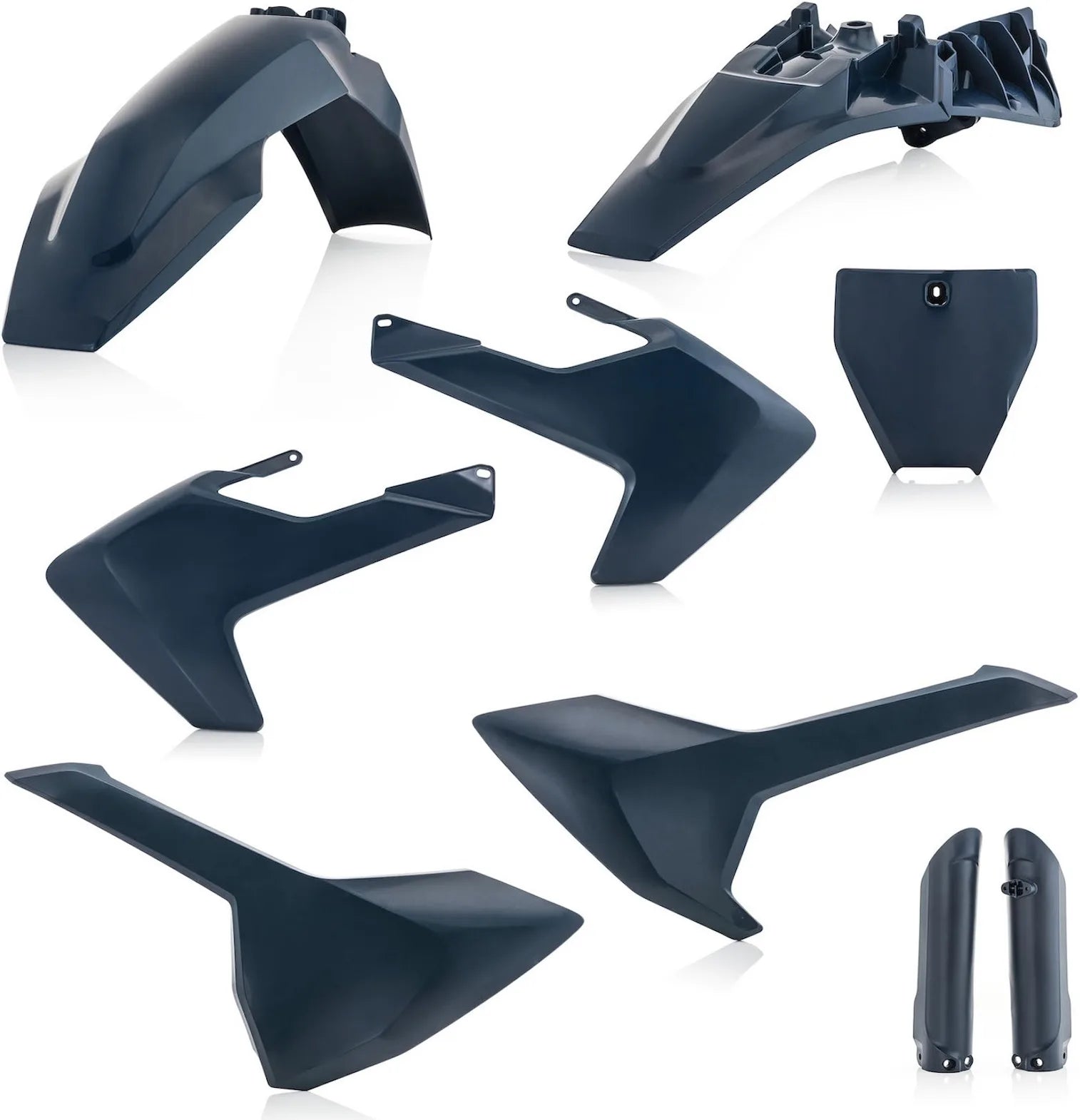 Kit Cache Carenage Complete - Acerbis Compatible Avec Husqvarna Tc 85 (2018)