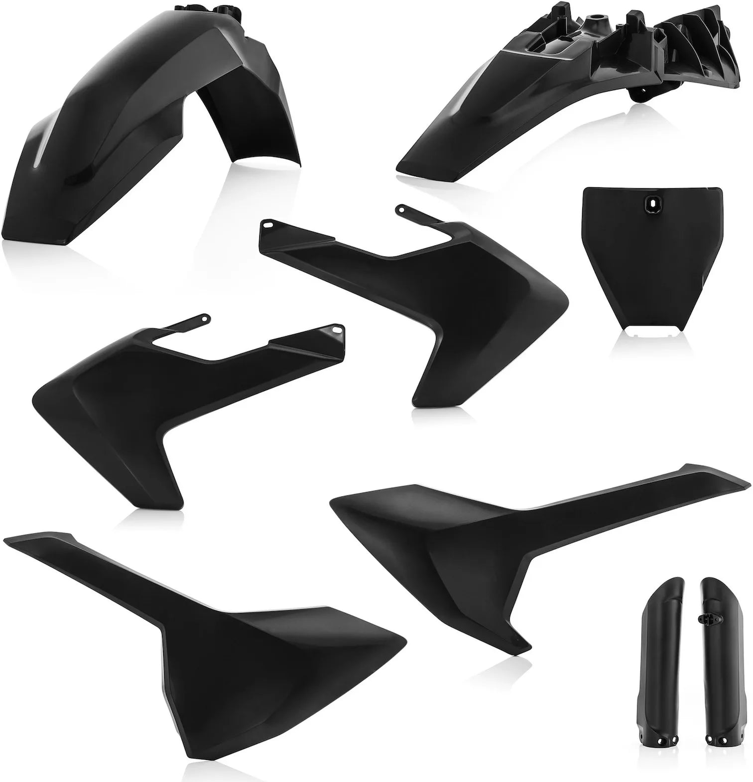 Kit Cache Carenage Complete - Acerbis Compatible Avec Husqvarna Tc 85 (2019-2021)