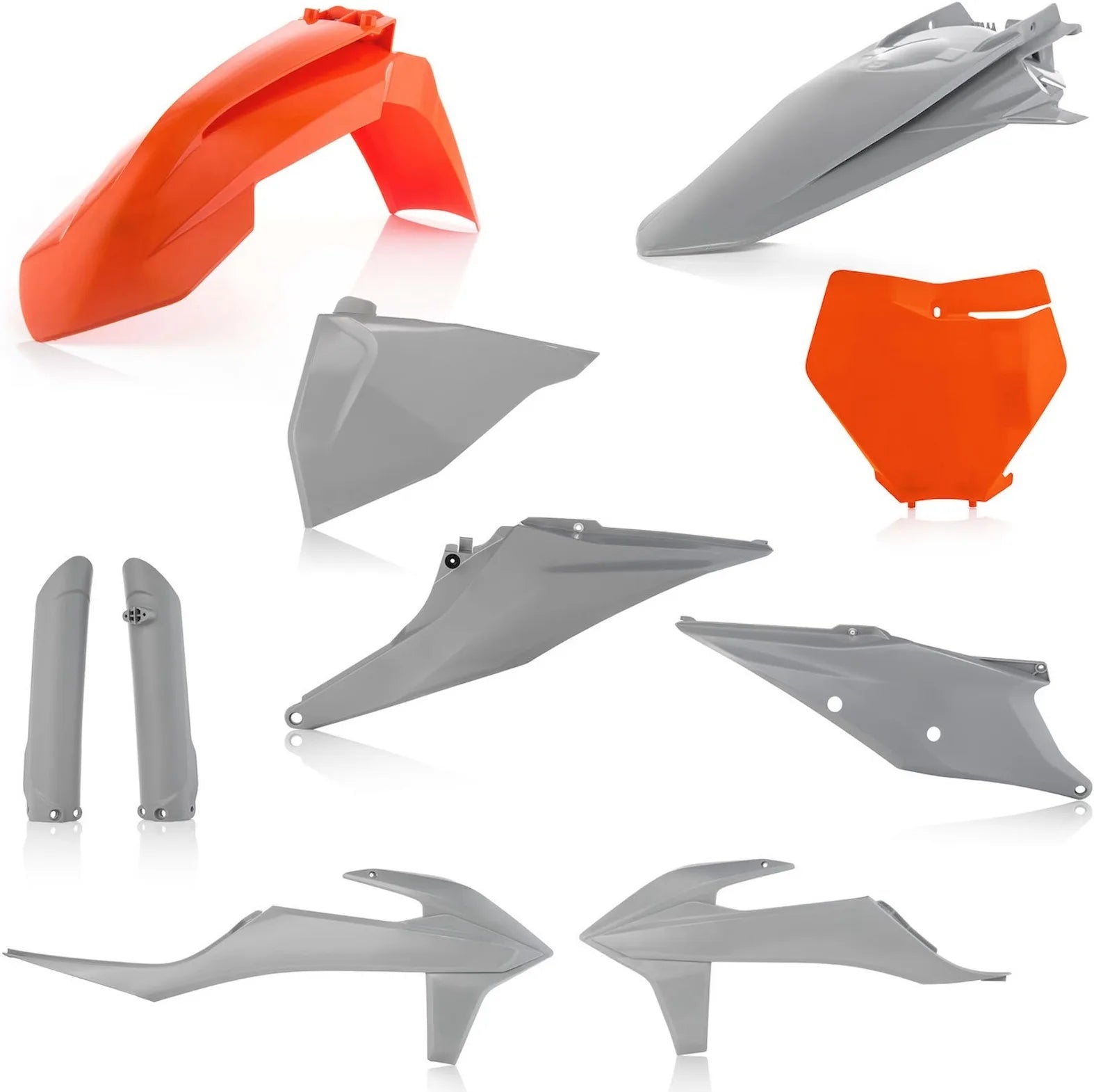 Kit Cache Carenage Complete - Acerbis Compatible Avec Ktm 250 Sx (2019-2020)