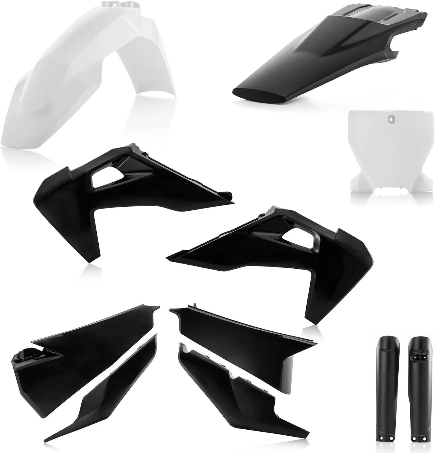 Kit Cache Carenage Complete - Acerbis Compatible Avec Husqvarna Tc 125 (2019-2020)