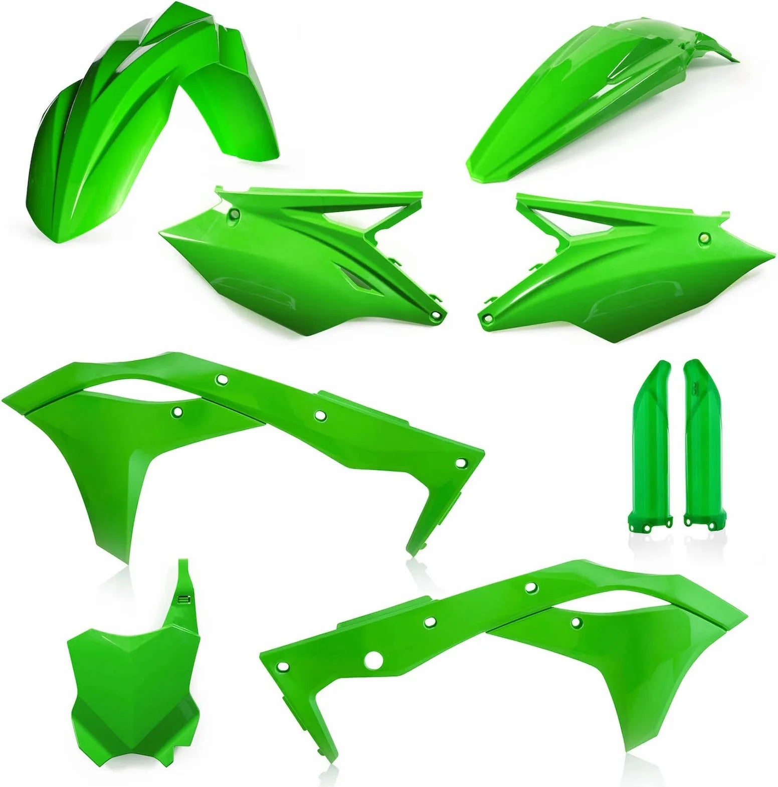 Kit Cache Carenage Complete - Acerbis Compatible Avec Kawasaki Kxf 250 (2019-2020)