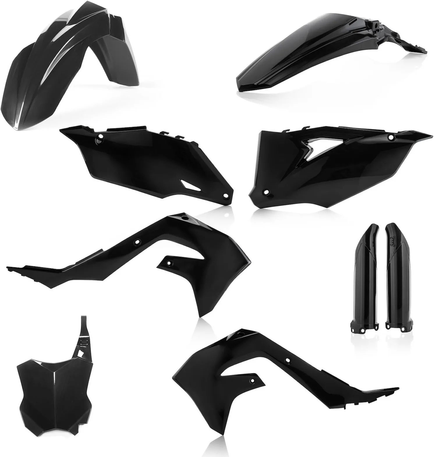 Kit Cache Carenage Complete - Acerbis Compatible Avec Kawasaki Kxf 450 (2019-2020)