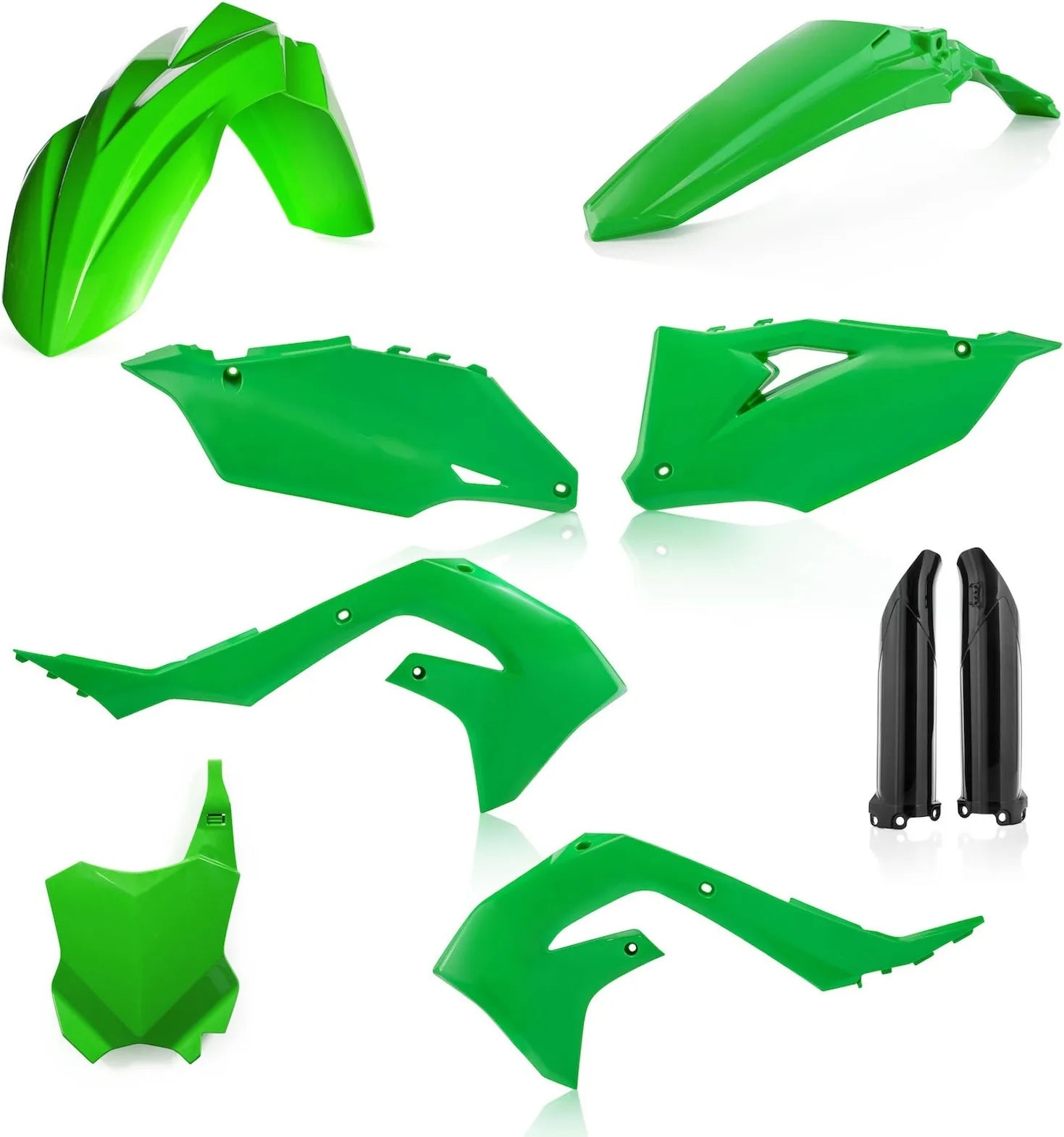 Kit Cache Carenage Complete - Acerbis Compatible Avec Kawasaki Kxf 450 (2019-2020)