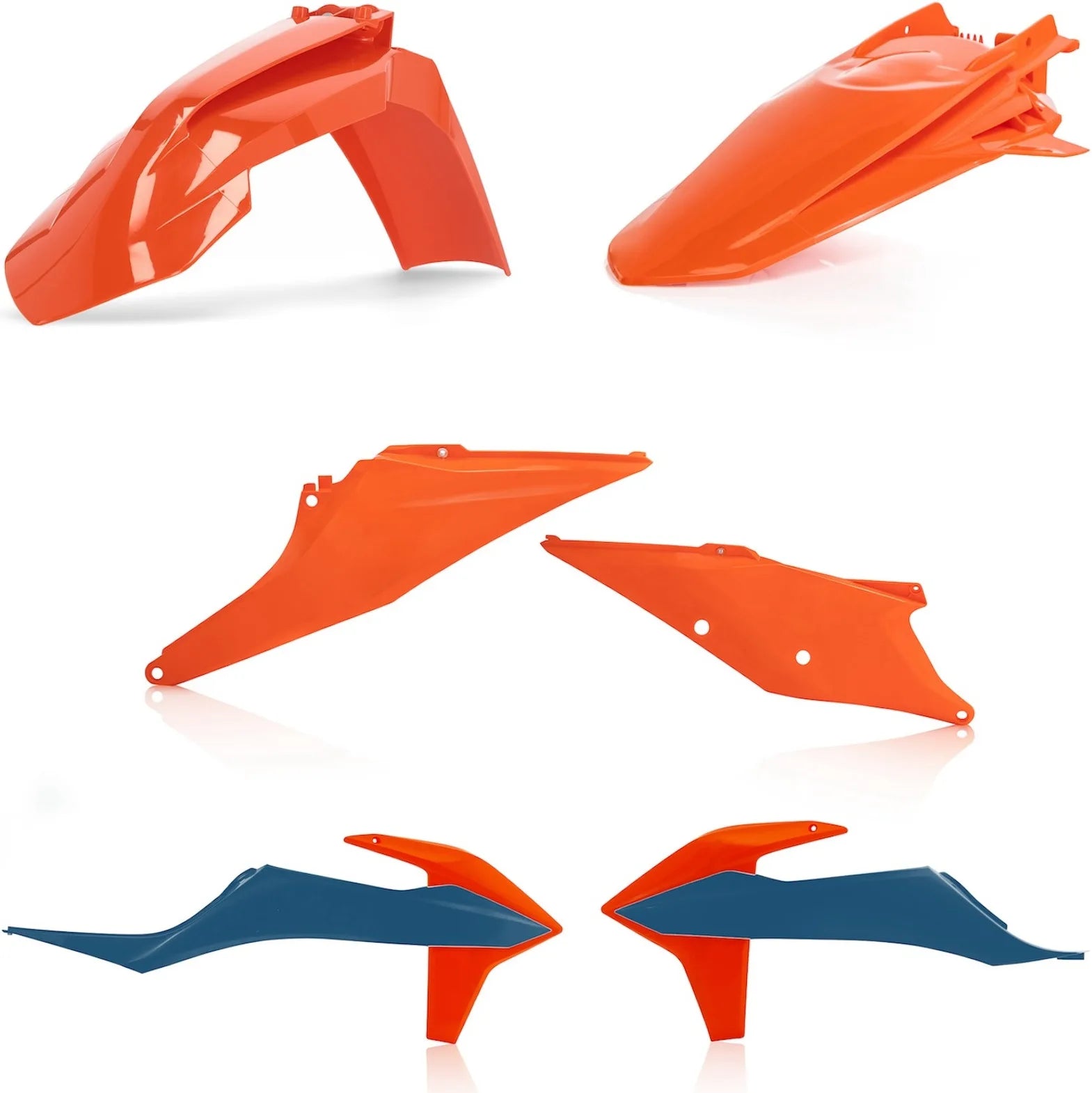 Kit Cache Carenage - Acerbis Compatible Avec Ktm 125 Xc-W (2020-2021)