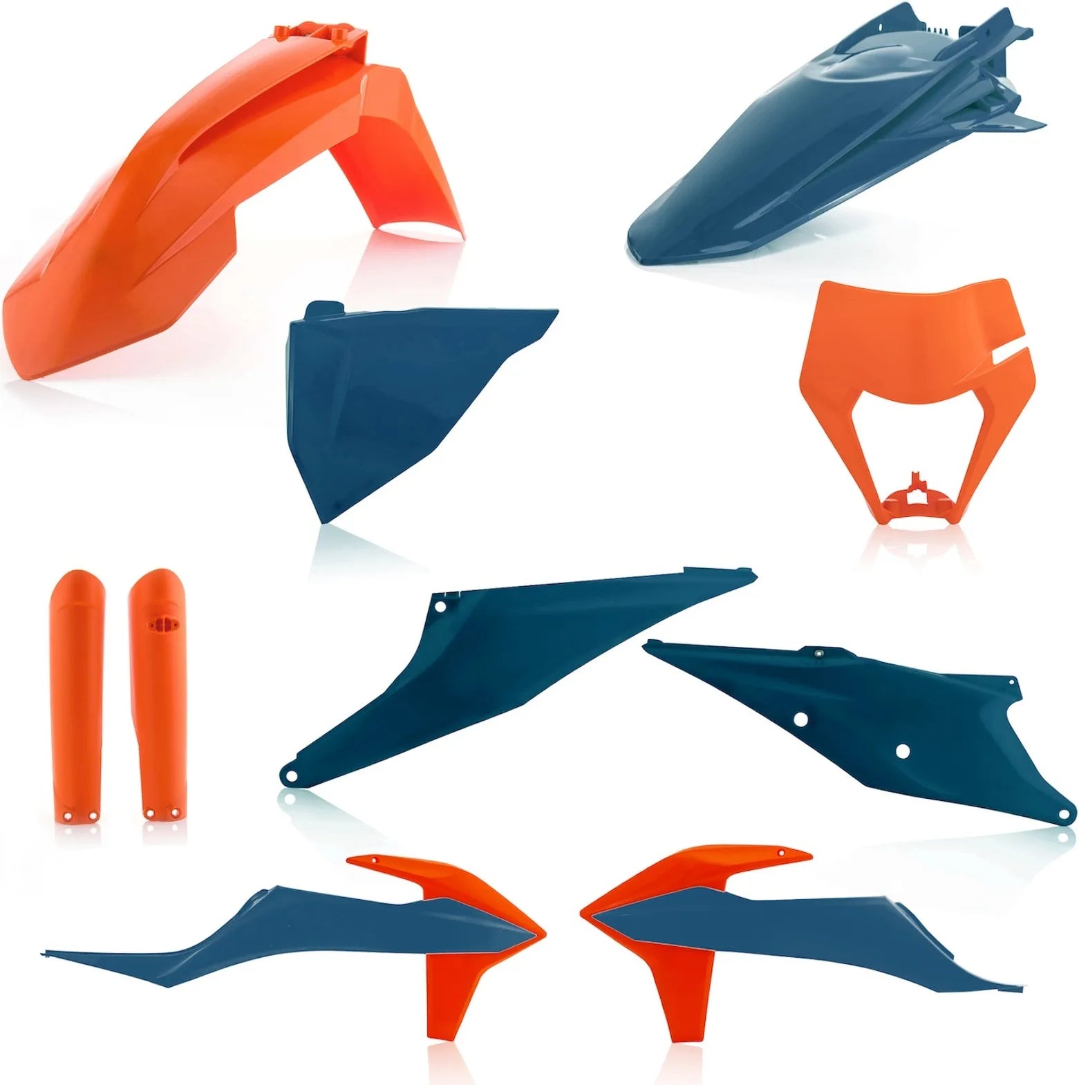 Kit Cache Carenage Complete - Acerbis Compatible Avec Ktm 300 Exc Tpi (2020-2022)