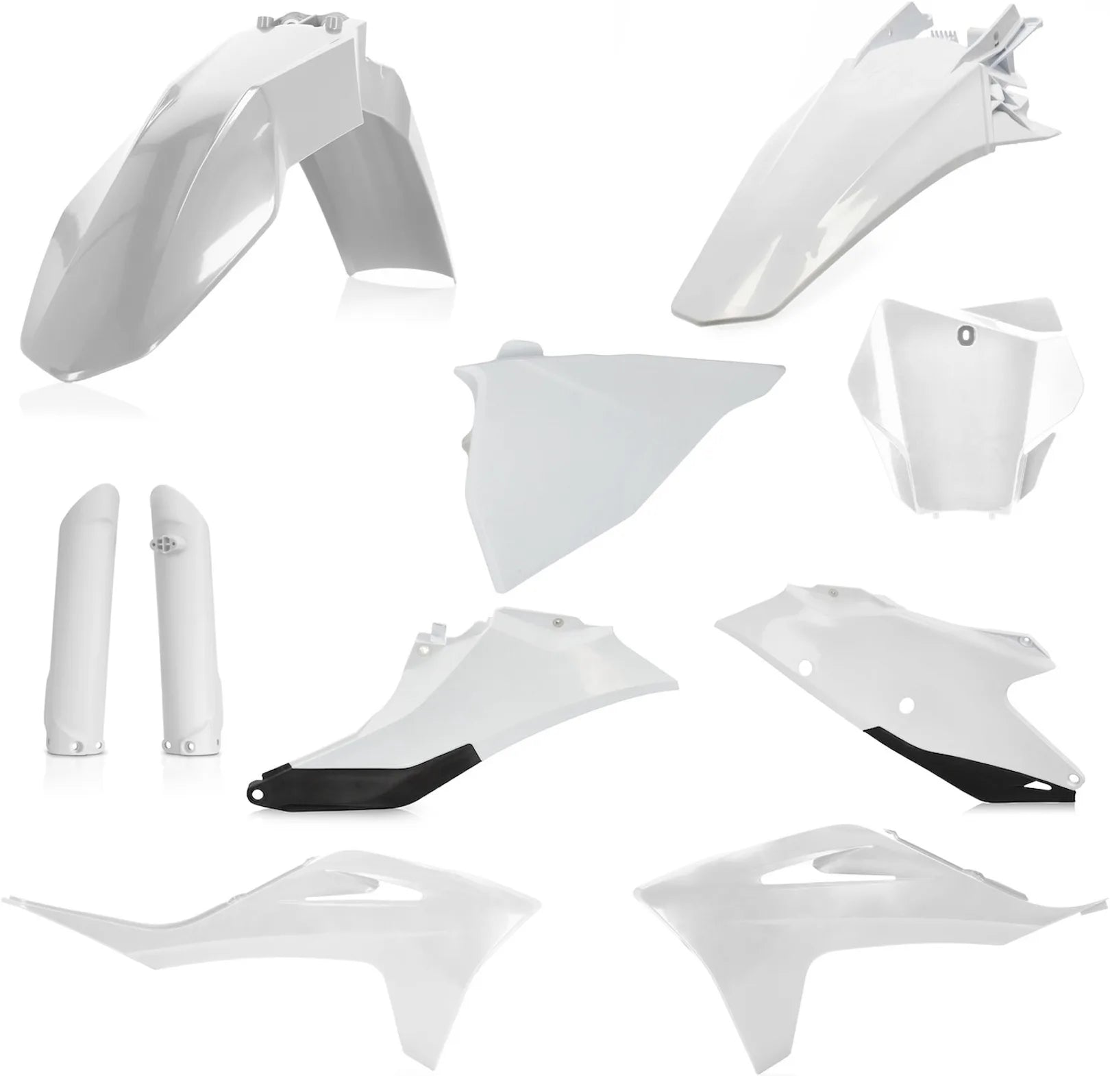 Kit Cache Carenage Complete - Acerbis Compatible Avec Gasgas Ex 250 F (2021-2022)