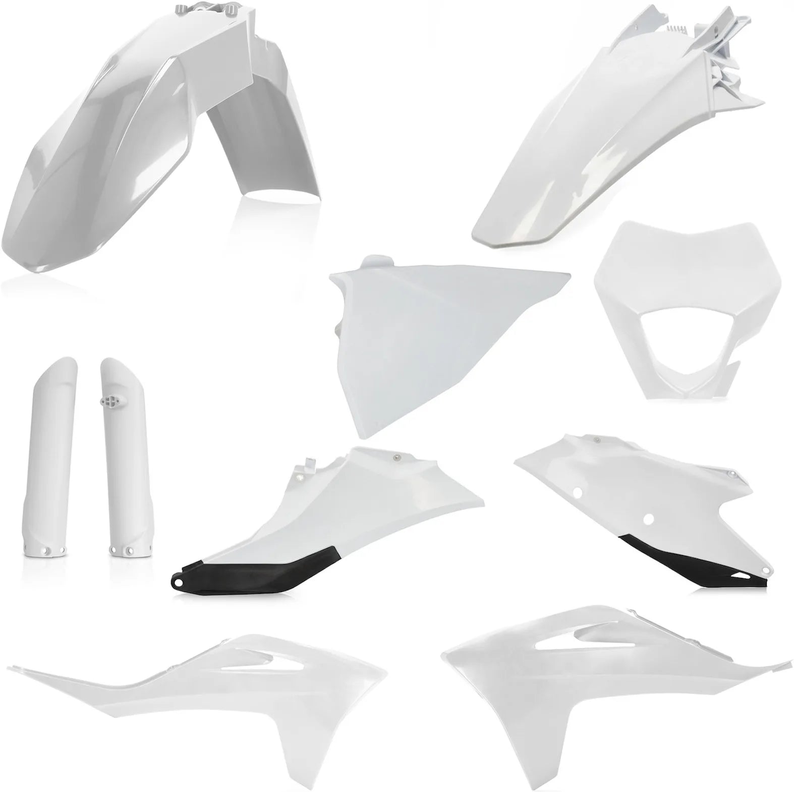 Kit Cache Carenage Complete - Acerbis Compatible Avec Gasgas Ec 350 F (2021-2022)