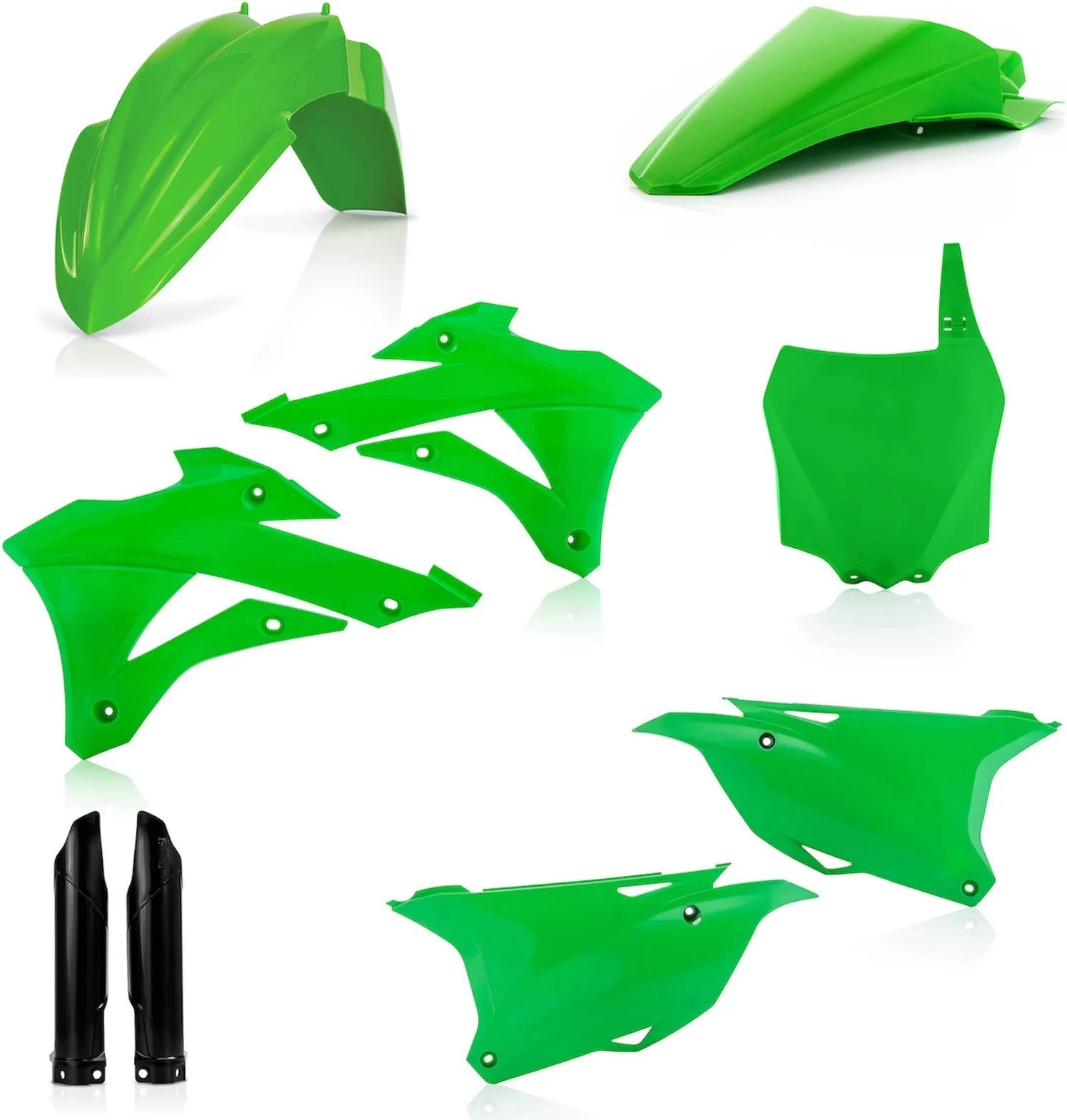 Kit Cache Carenage Complete - Acerbis Compatible Avec Kawasaki Kx 85 (2014-2021)